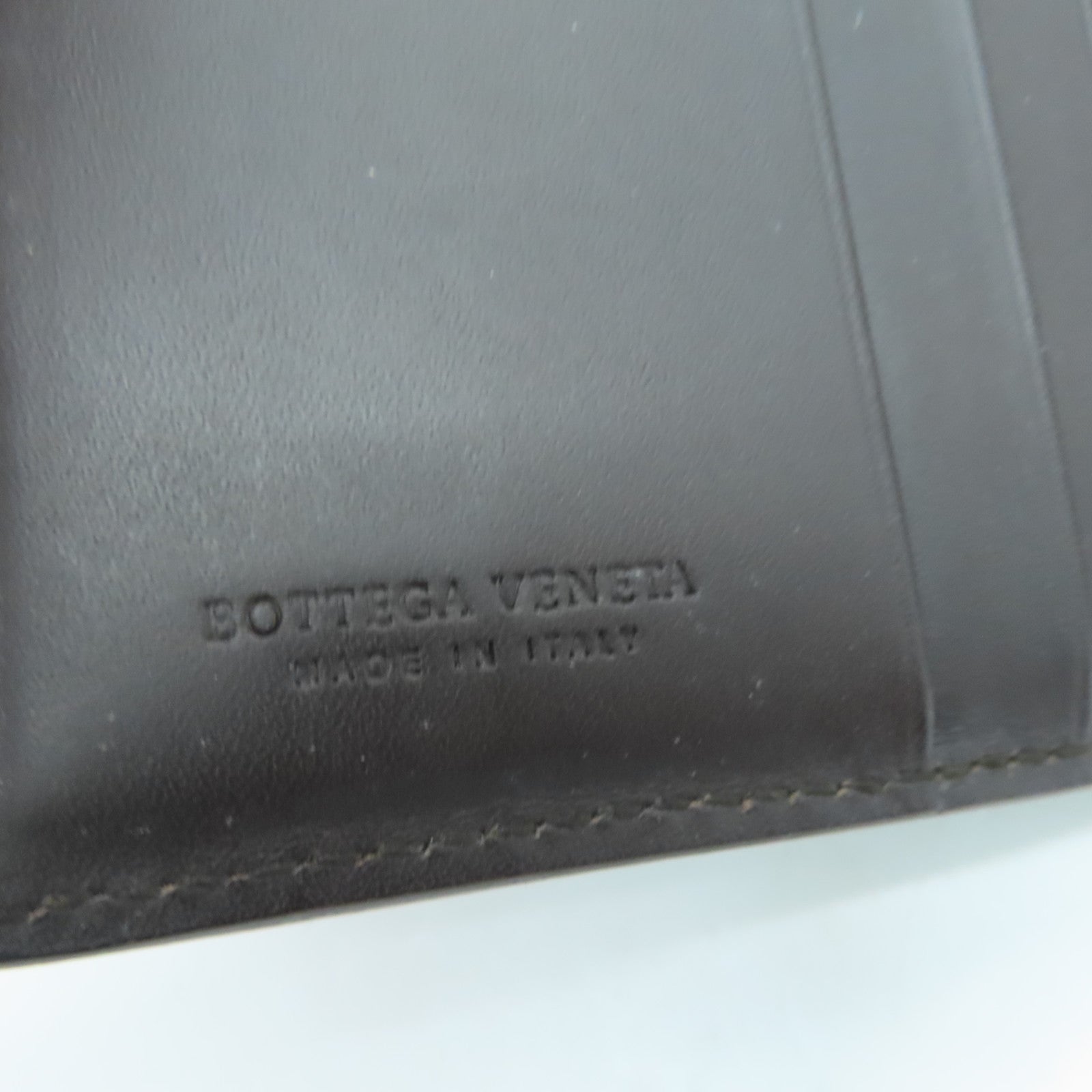 BOTTEGA VENETA 織紋皮革Wallet錢包啡色
