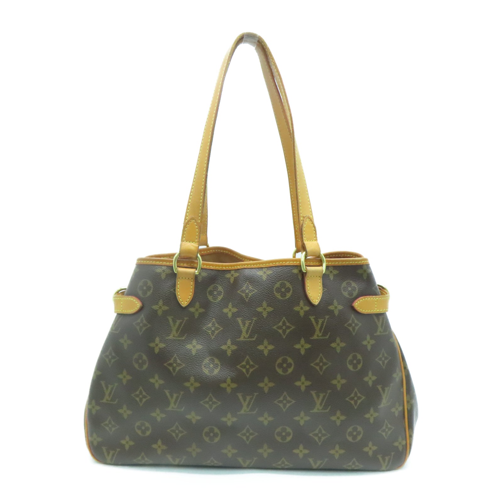 LOUIS VUITTON Monogram Batignolles Horizontal金扣肩背袋啡色