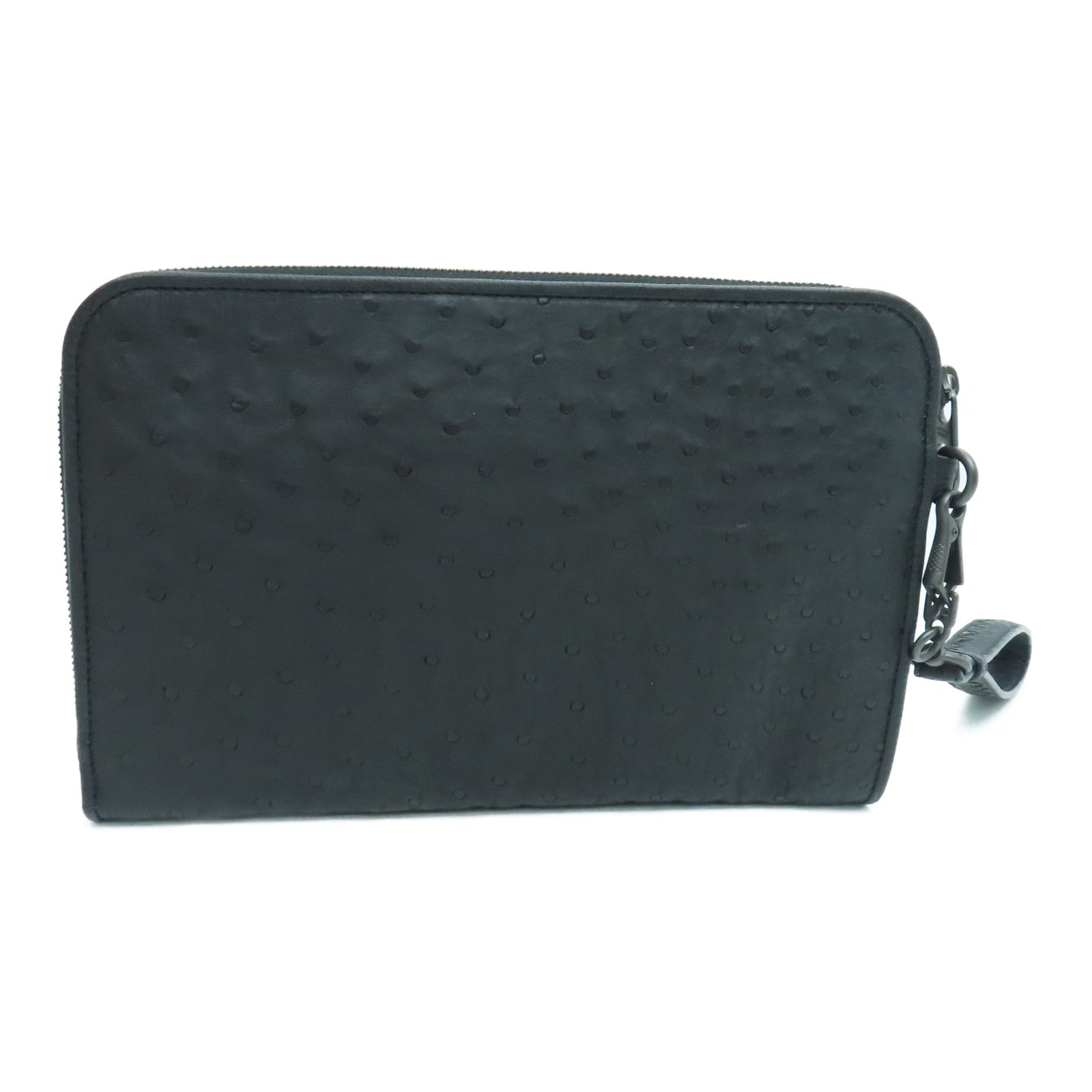 BOTTEGA VENETA 牛皮皮革Clutch Bag手拿包黑色