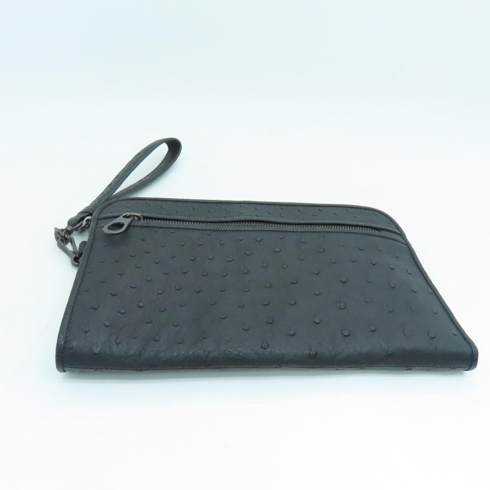 BOTTEGA VENETA 牛皮皮革Clutch Bag手拿包黑色