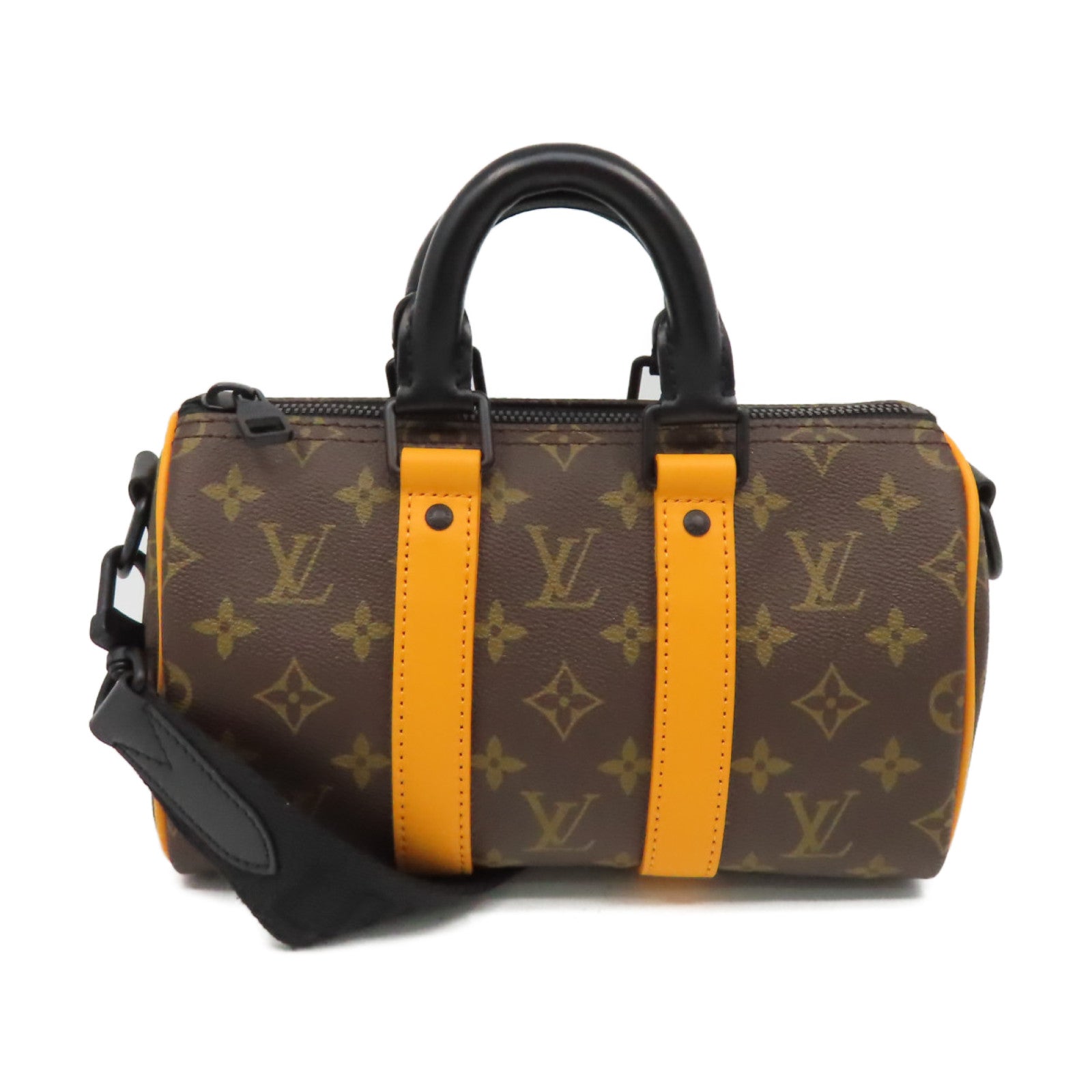 LOUIS VUITTON Monogram Keepall Bandouliere 25 2Way Shoulder Bag手挽肩背兩用袋啡色