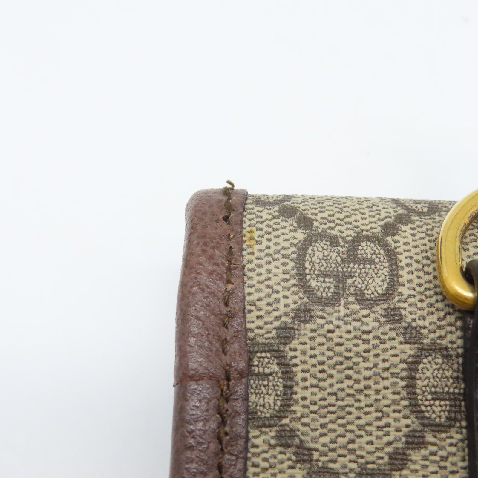 GUCCI 塗層帆布Neo Vintage GG Supreme Belt Bag金扣肩背袋啡色/彩色