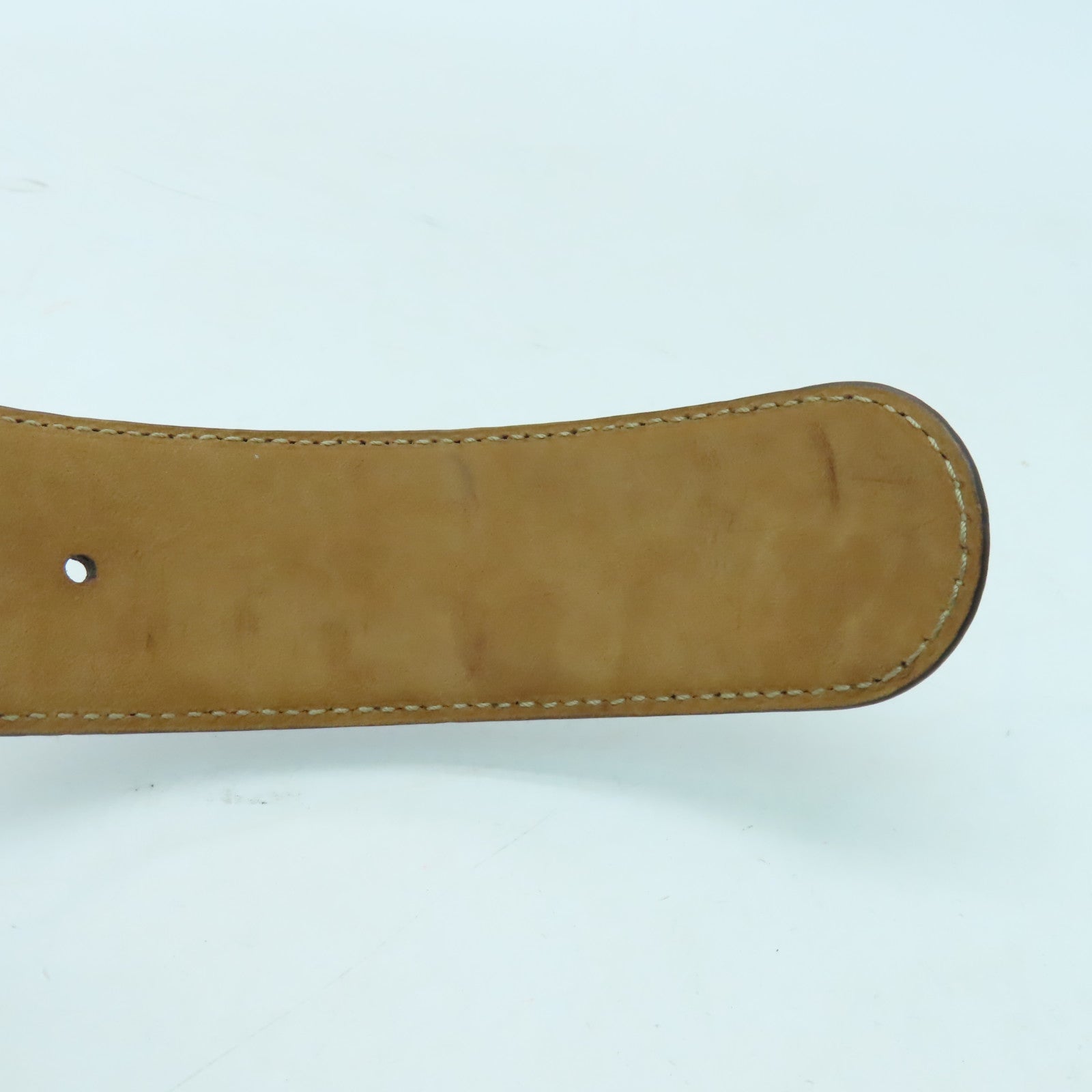 GUCCI 帆布Belt金扣皮帶紅色