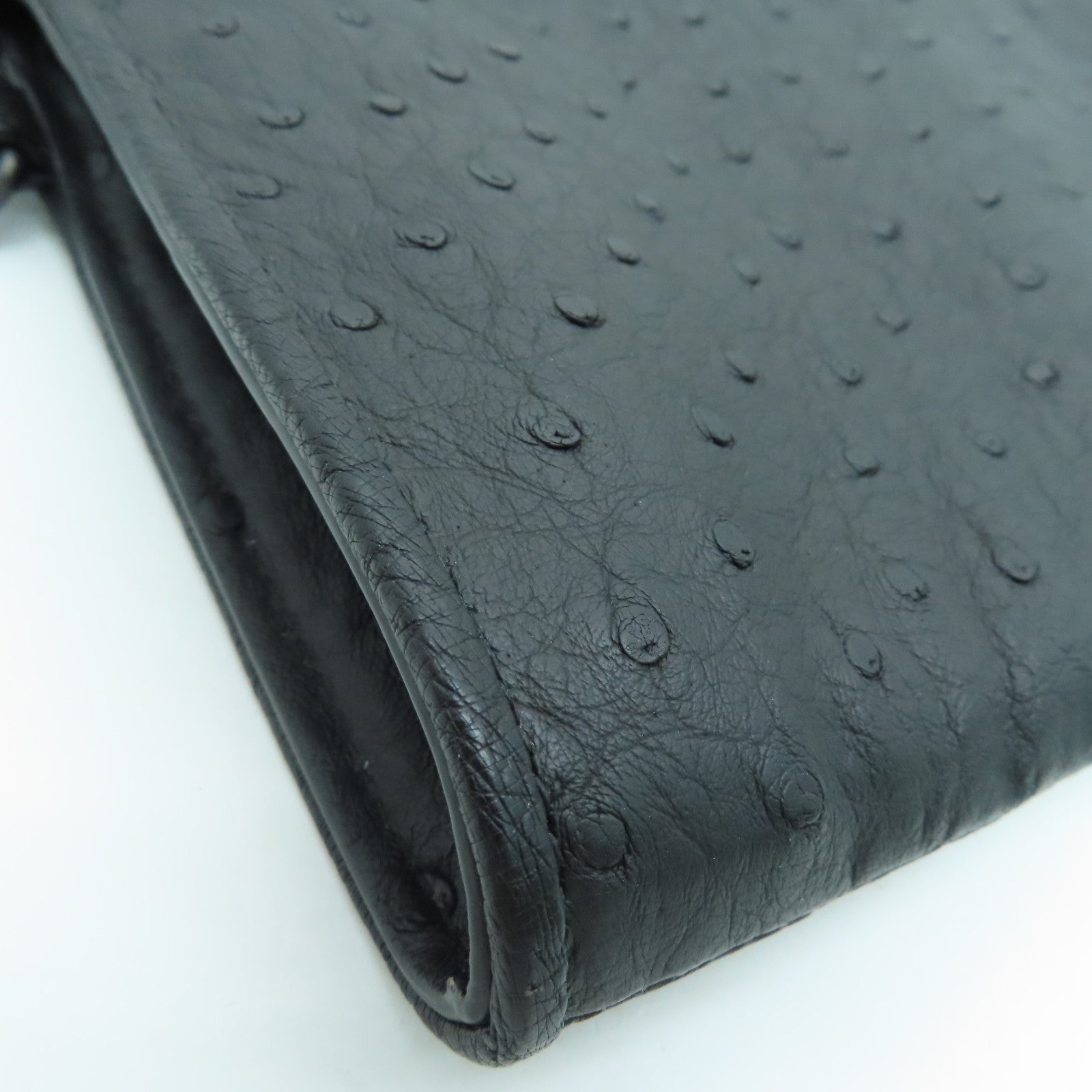 BOTTEGA VENETA 牛皮皮革Clutch Bag手拿包黑色