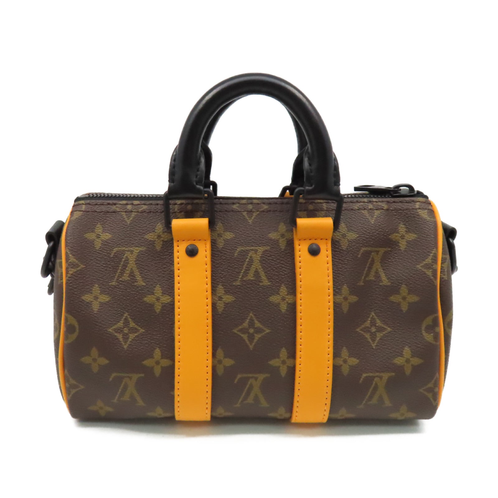 LOUIS VUITTON Monogram Keepall Bandouliere 25 2Way Shoulder Bag手挽肩背兩用袋啡色