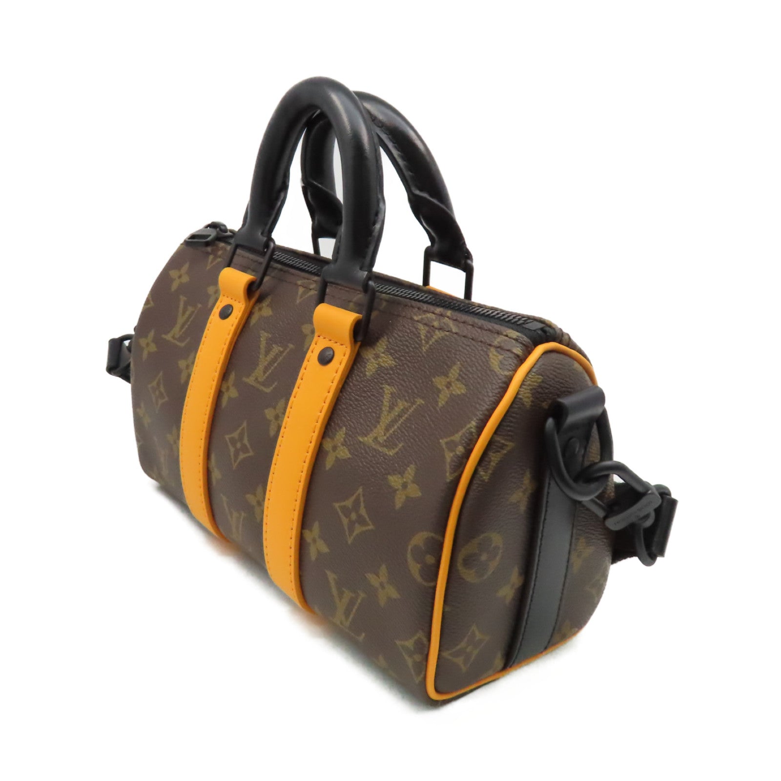 LOUIS VUITTON Monogram Keepall Bandouliere 25 2Way Shoulder Bag手挽肩背兩用袋啡色