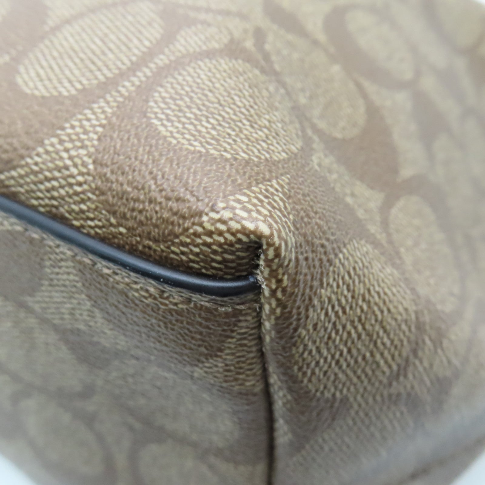 COACH 塗層帆布Tote Bag手挽袋啡色/藍色