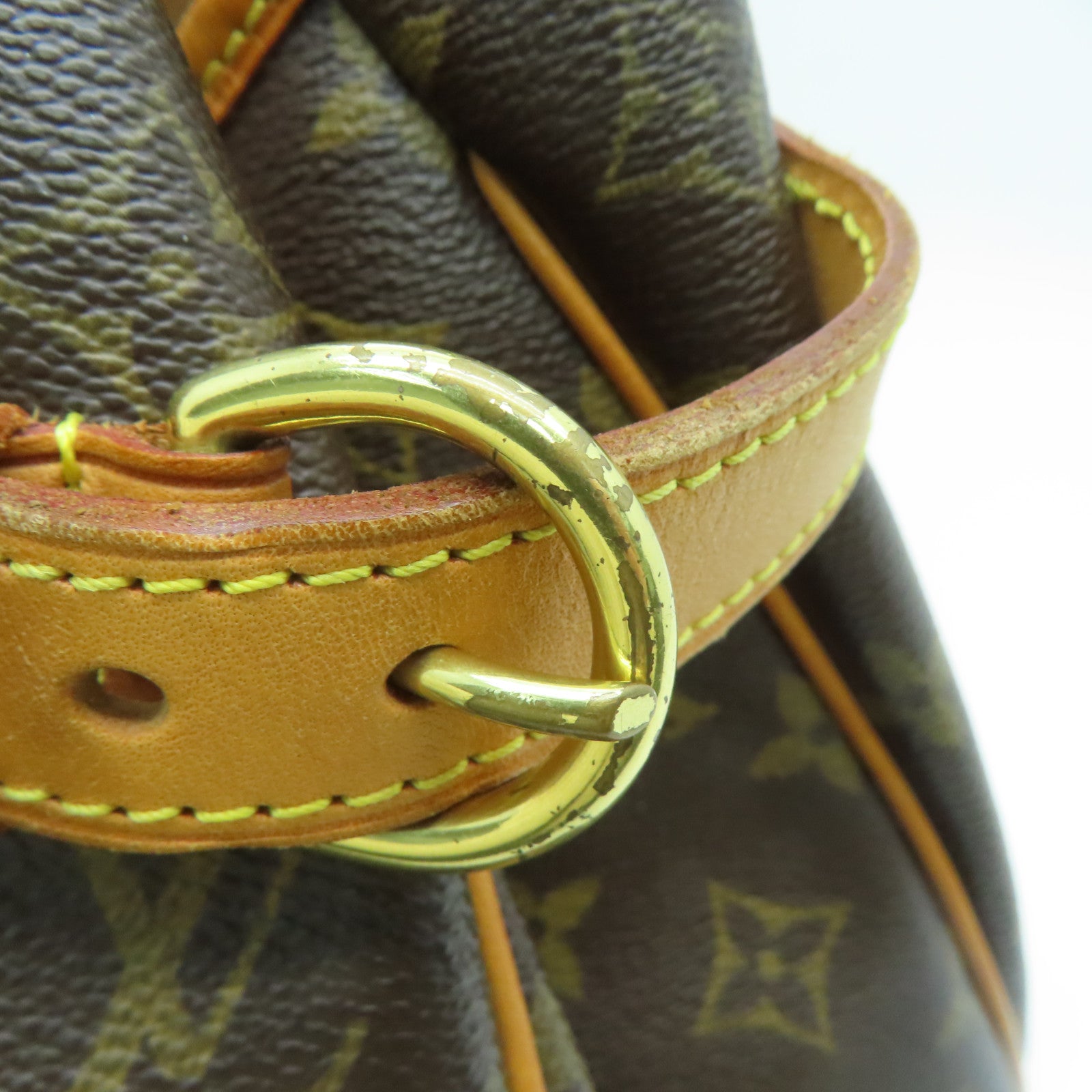 LOUIS VUITTON Monogram Batignolles Horizontal金扣肩背袋啡色