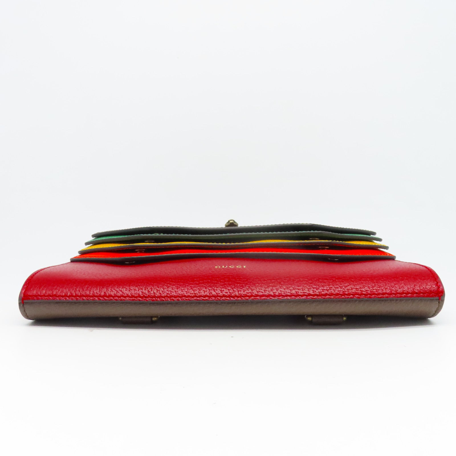 GUCCI 塗層帆布Neo Vintage GG Supreme Belt Bag金扣肩背袋啡色/彩色