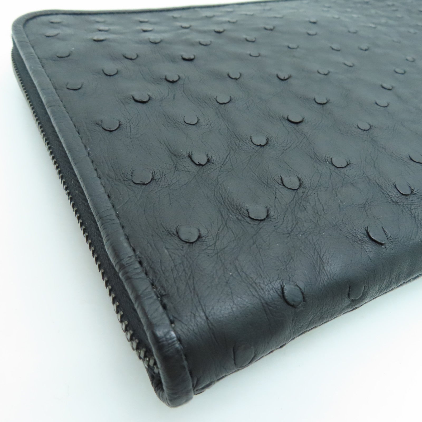 BOTTEGA VENETA 牛皮皮革Clutch Bag手拿包黑色