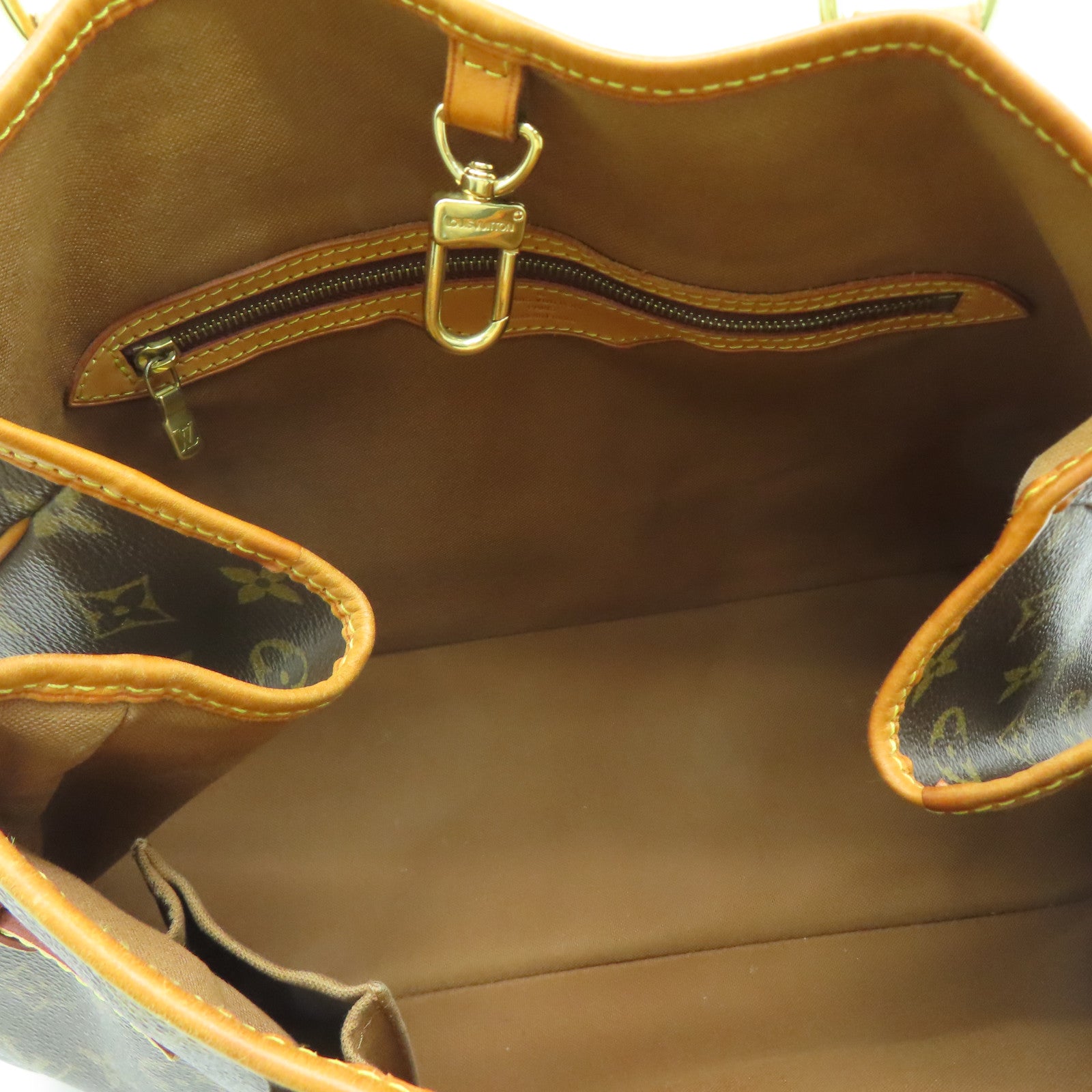 LOUIS VUITTON Monogram Batignolles Horizontal金扣肩背袋啡色