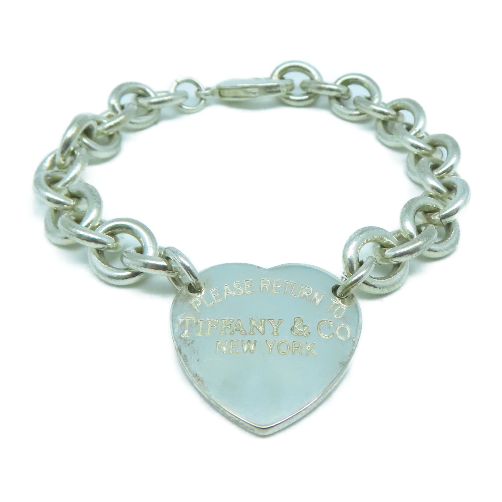 TIFFANY＆CO 925純銀Bracelet銀扣手鏈銀色