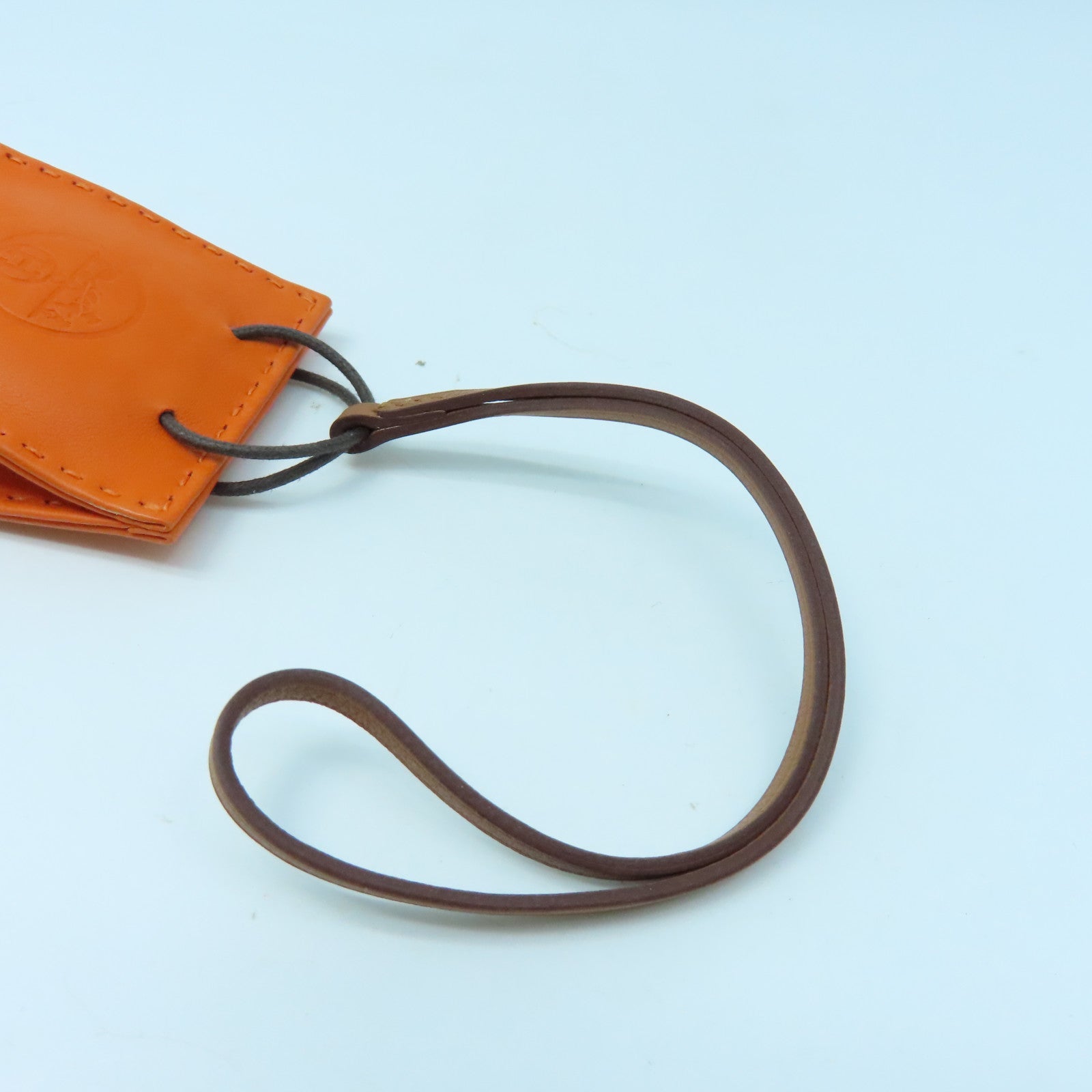 HERMES  Milo皮革/Swift皮革Orange Bag Charm掛飾橙色