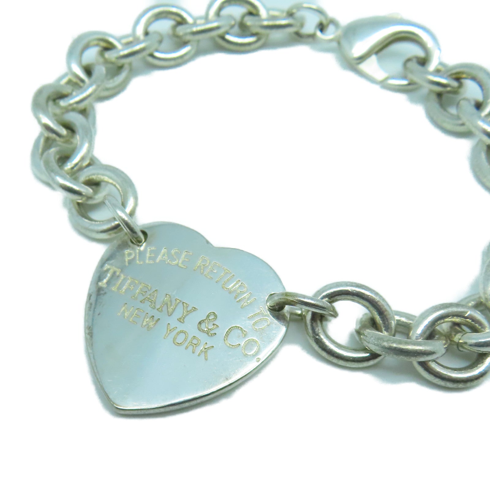 TIFFANY＆CO 925純銀Bracelet銀扣手鏈銀色