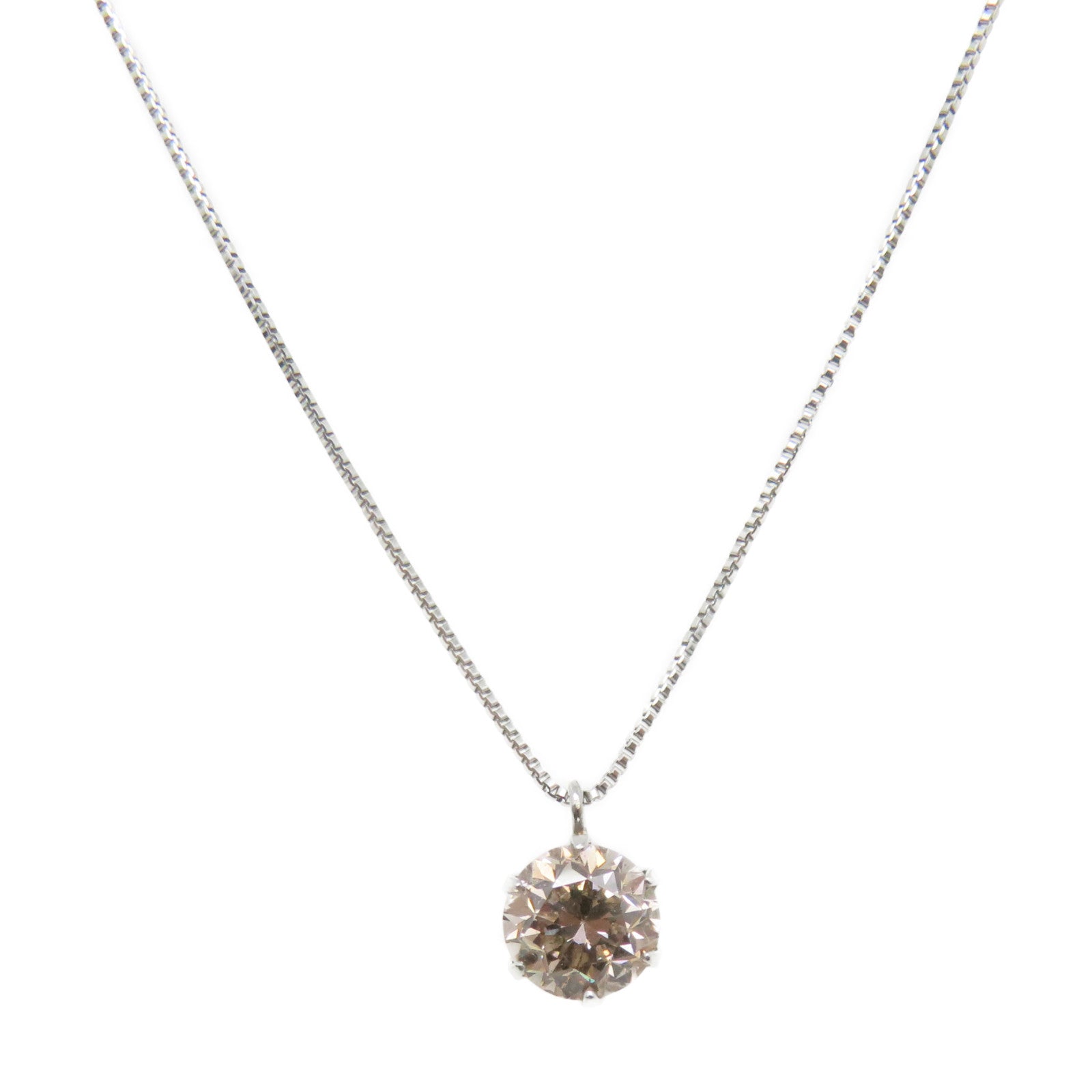 JEWELRY PT900/PT850鉑金/0.070ct鑽石Diamond Necklace項鏈