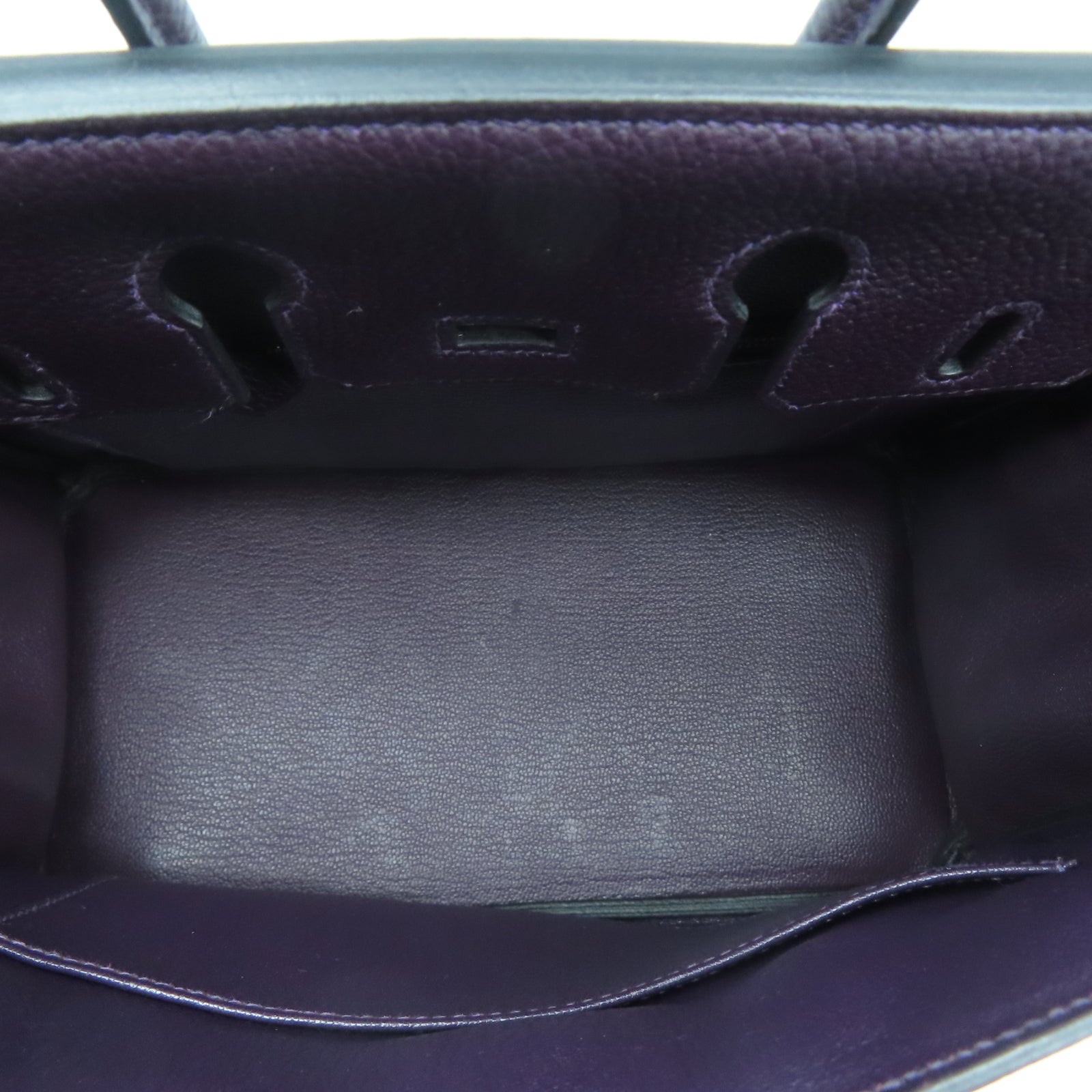 HERMES Togo皮革Birkin 25金扣手挽袋Raisin葡萄紫色