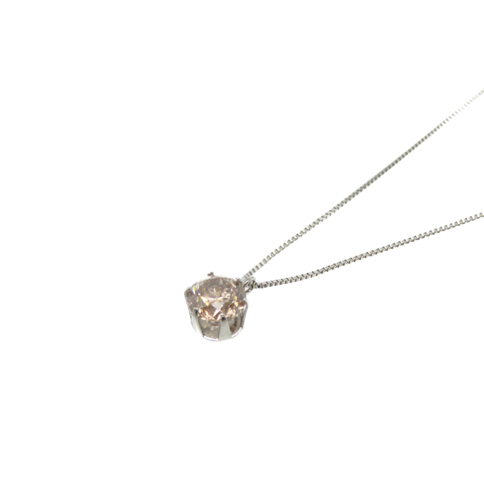 JEWELRY PT900/PT850鉑金/0.070ct鑽石Diamond Necklace項鏈