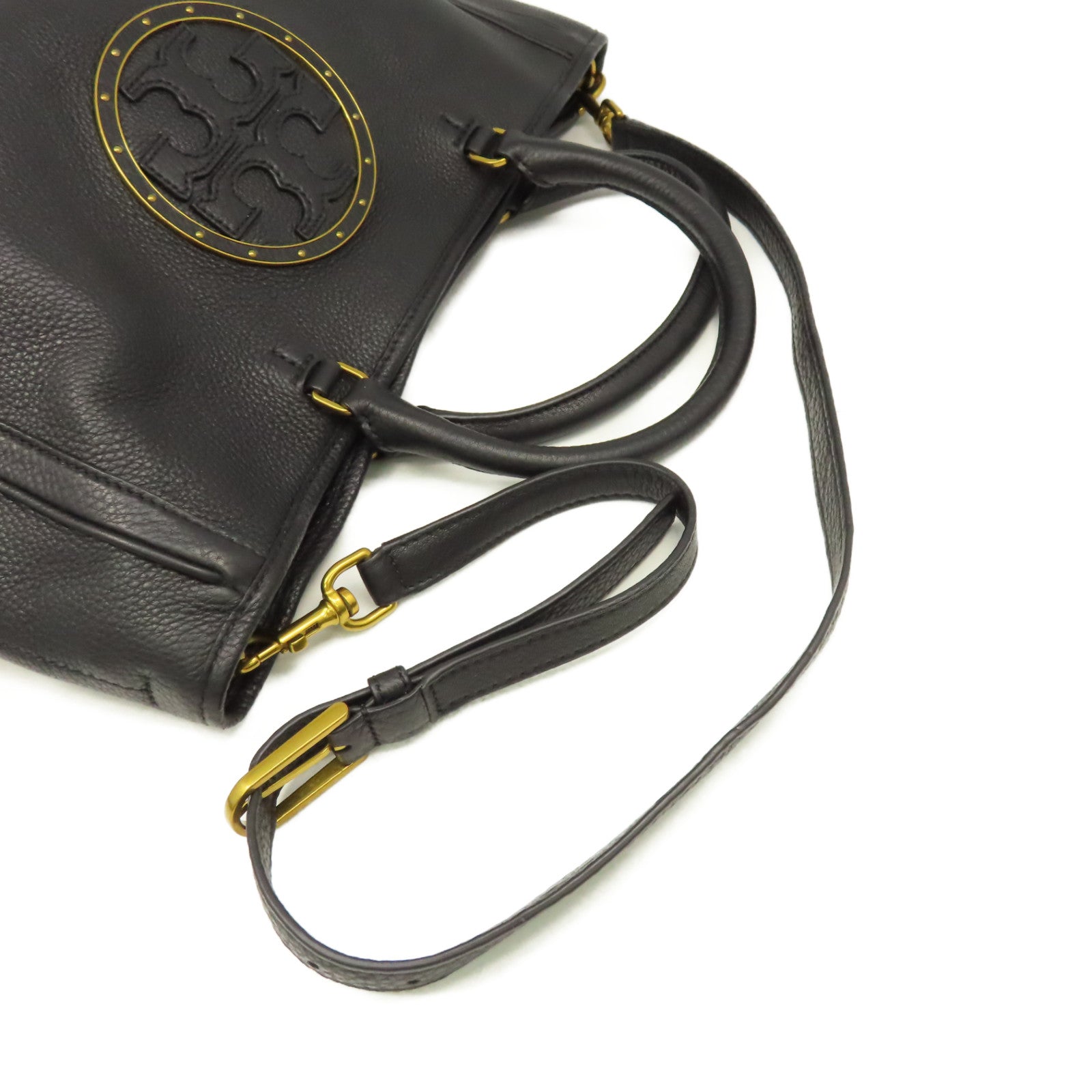 Tory Burch 牛皮皮革2Way Shoulder Bag手挽肩背兩用袋黑色