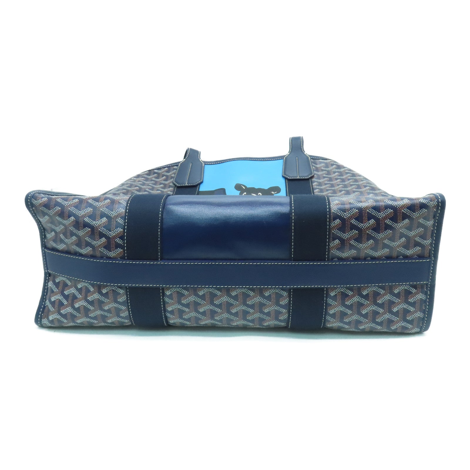 GOYARD 塗層帆布Villette Tote Bag MM手挽袋深藍色/藍色