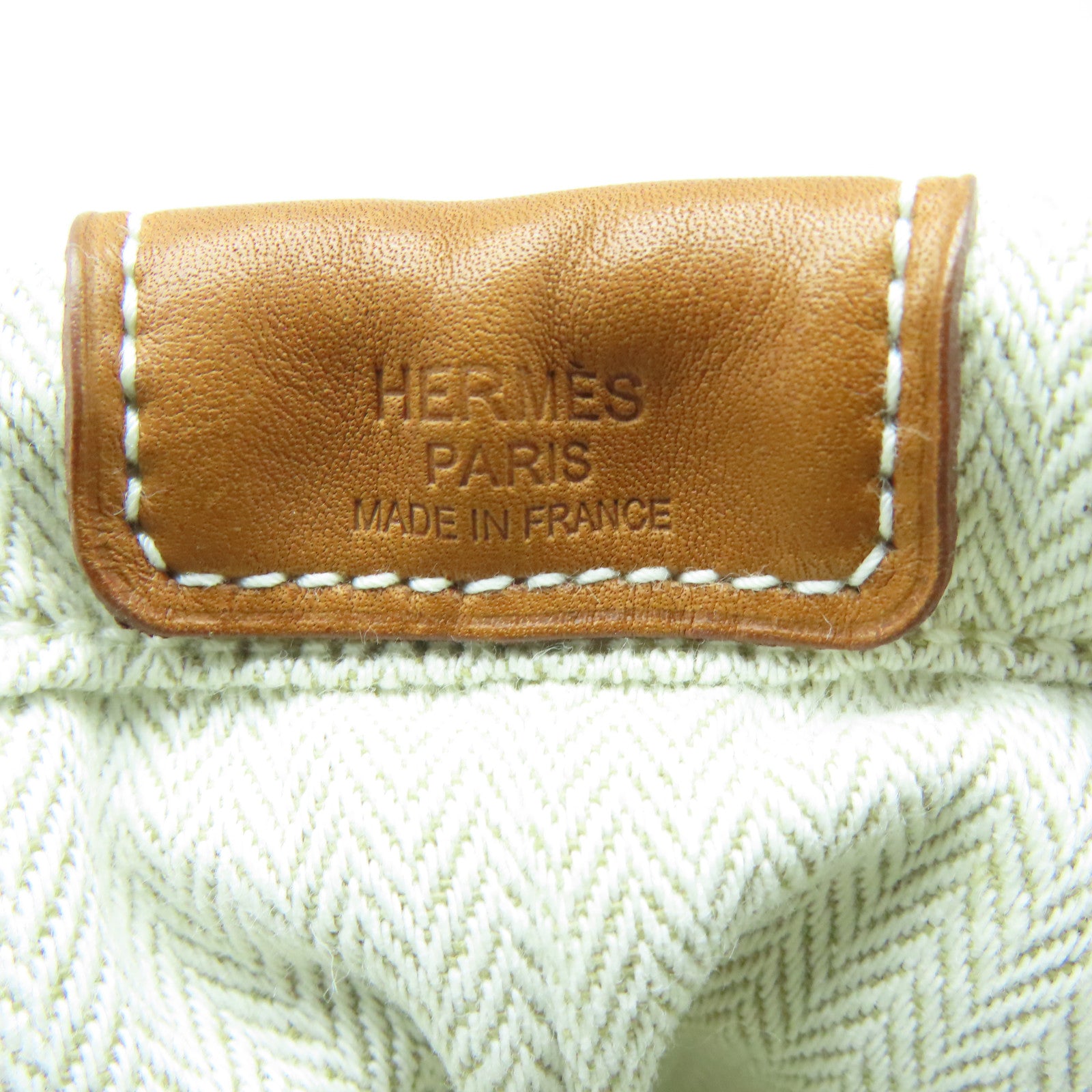 HERMES 【激减优惠】帆布Inner Bag手拿包米色