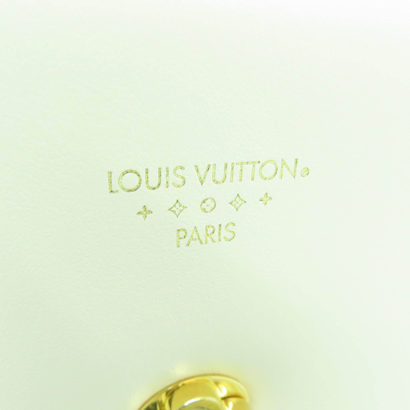 LOUIS VUITTON 牛皮皮革Pont 9 Soft PM金扣肩背袋白色