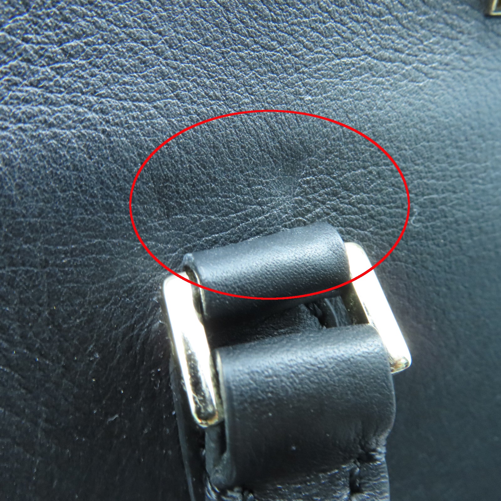 Valentino 牛皮皮革2way Shoulder Bag金扣手挽肩背兩用袋黑色