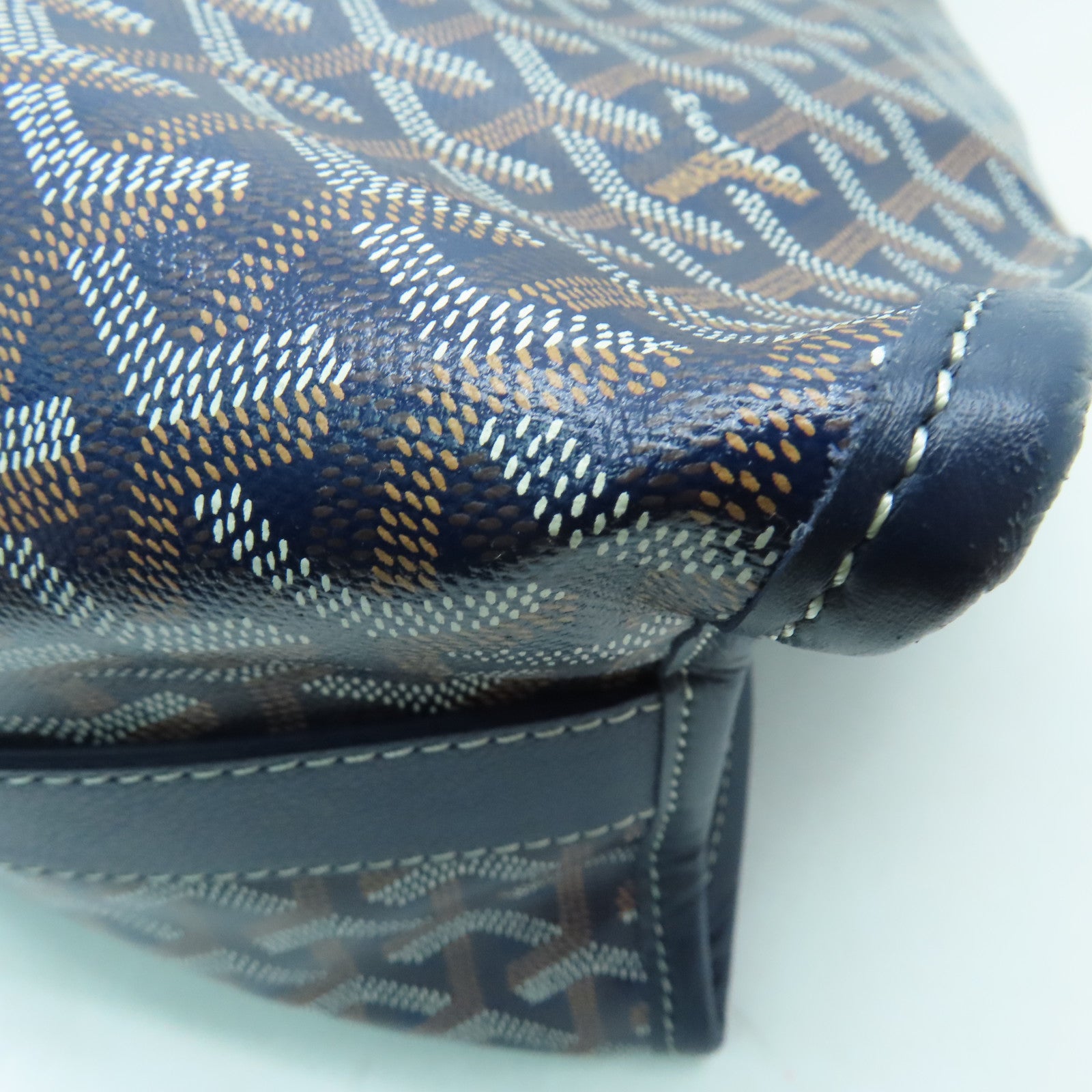 GOYARD 塗層帆布Villette Tote Bag MM手挽袋深藍色/藍色