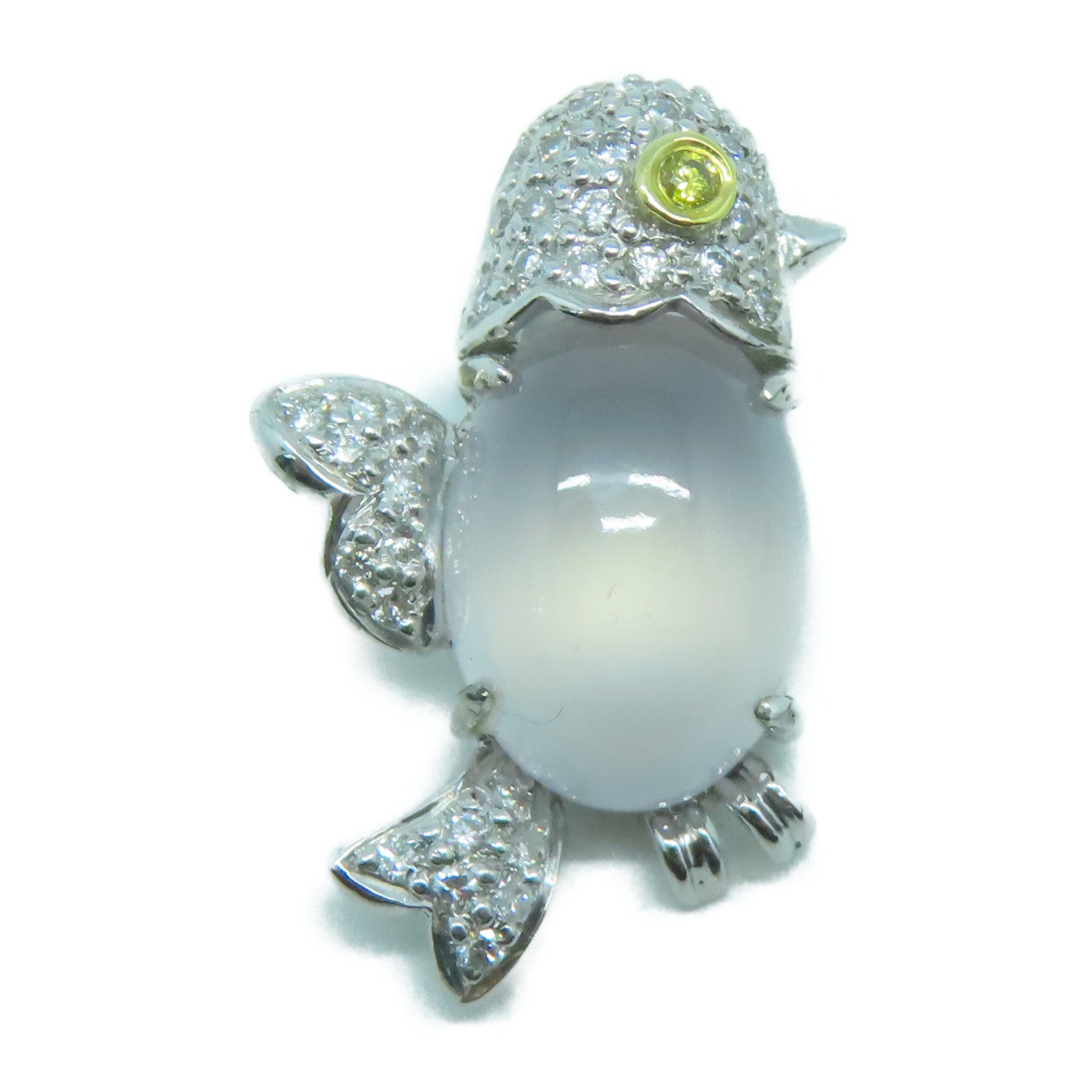 JEWELRY K18白金Pendant吊墜銀色