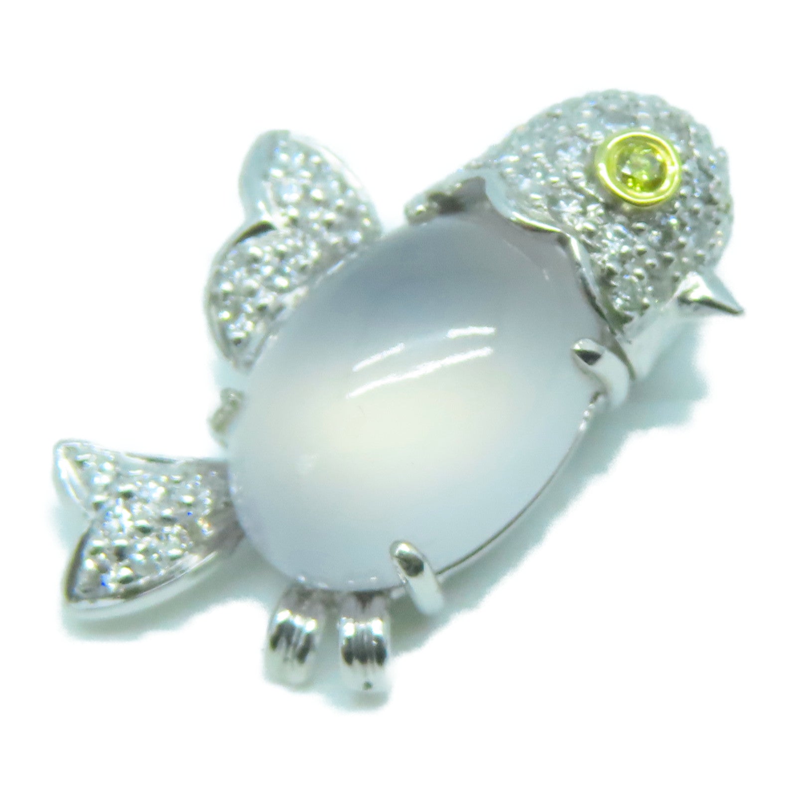 JEWELRY K18白金Pendant吊墜銀色