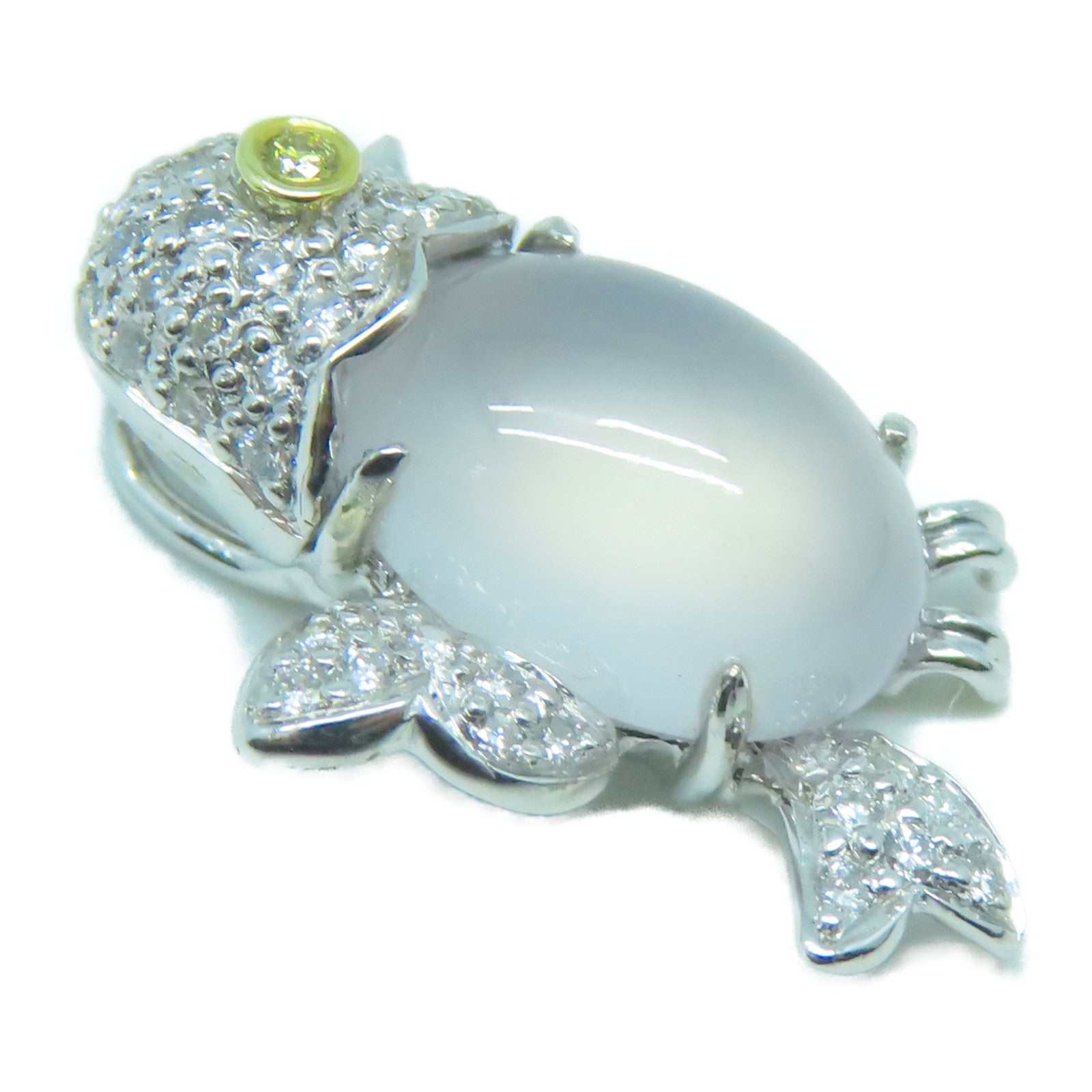 JEWELRY K18白金Pendant吊墜銀色