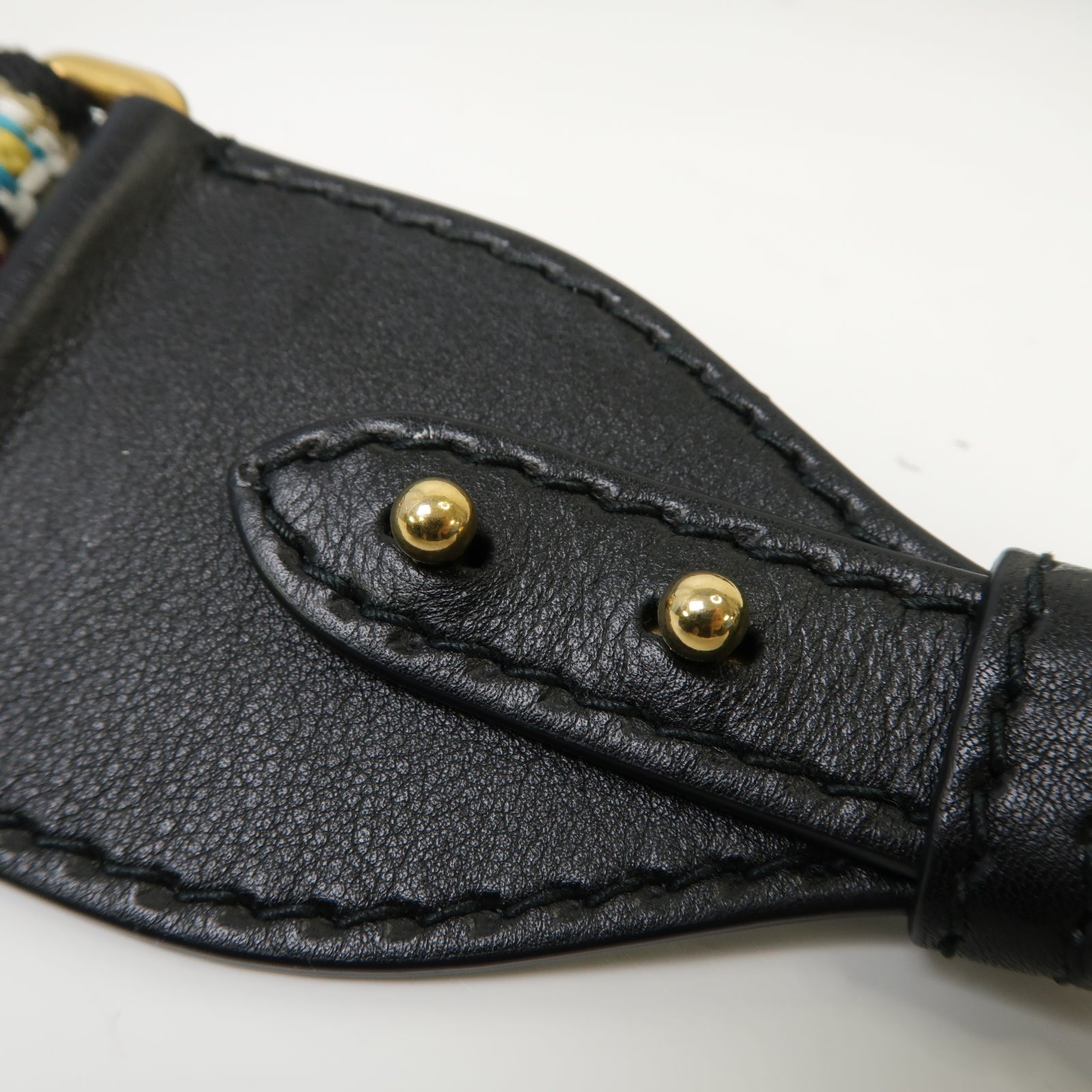 Dior 帆布/金屬/皮革Shoulder Strap金扣/銀扣肩背帶彩色
