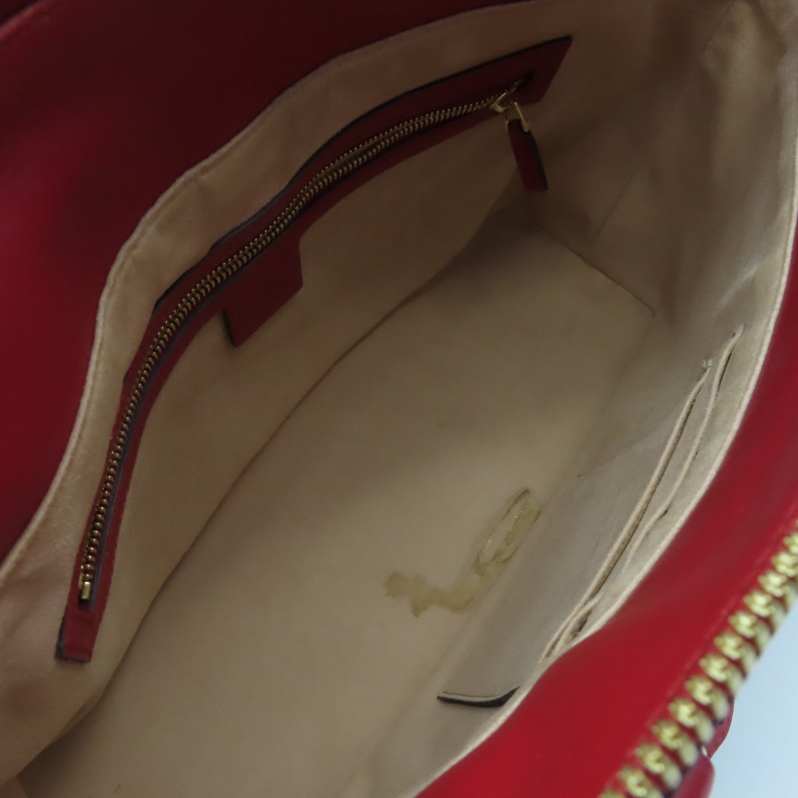 GUCCI 塗層帆布GG Blooms Floral 2Way Shoulder Bag手挽肩背兩用袋紅色/藍色