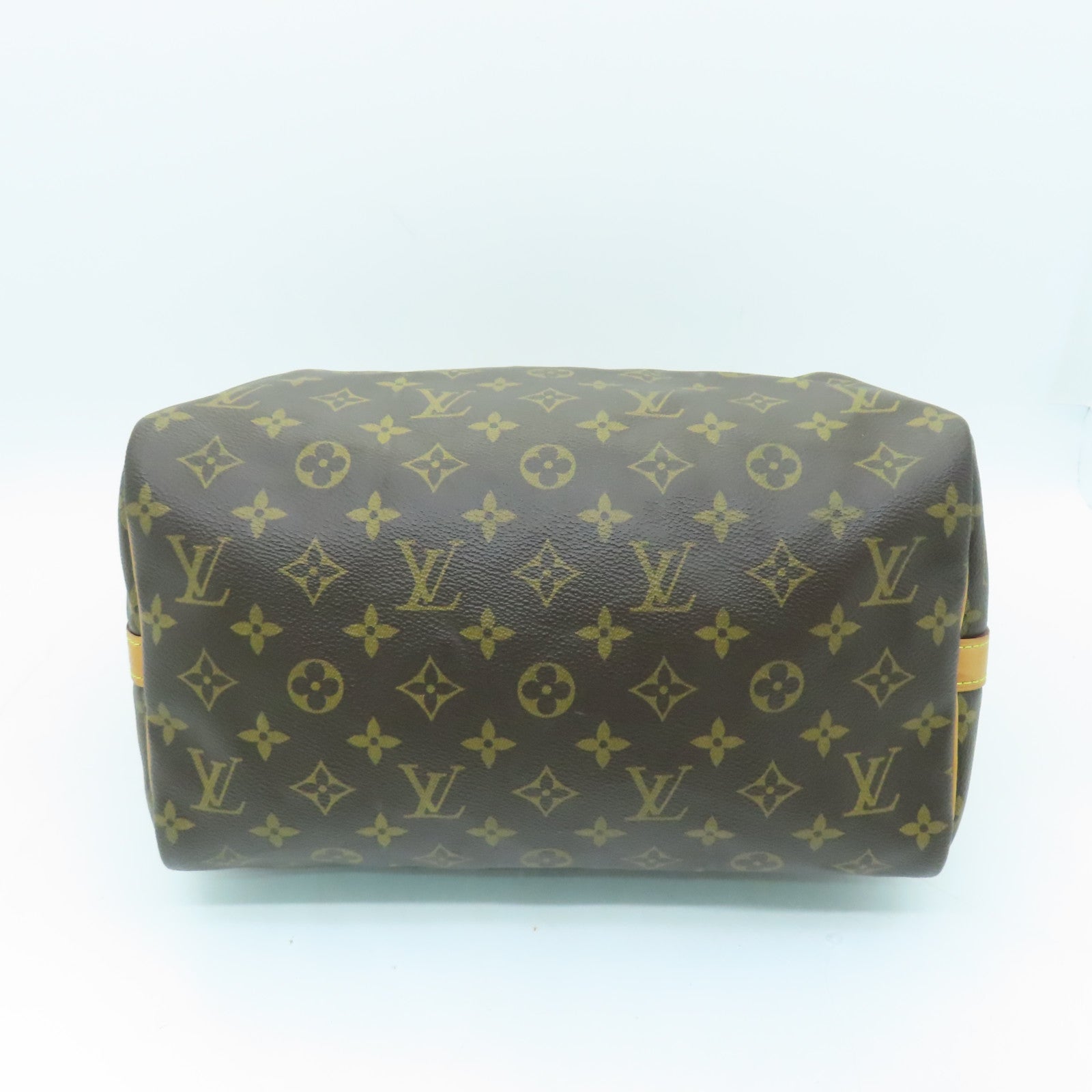 LOUIS VUITTON Monogram Speedy Bandouliere 30金扣手挽肩背兩用袋啡色