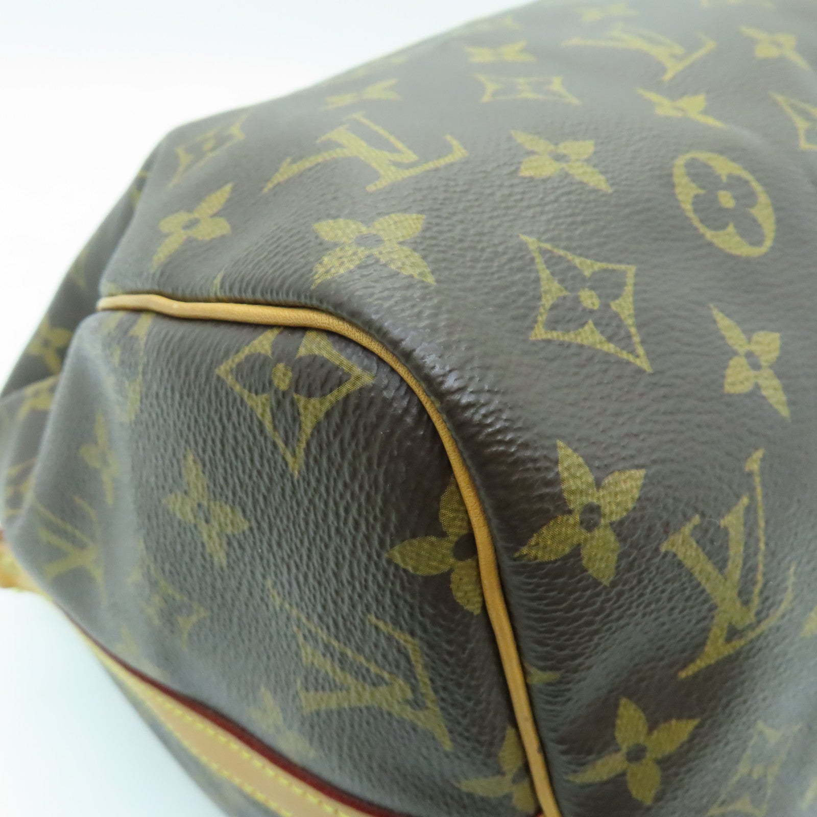 LOUIS VUITTON Monogram Speedy Bandouliere 30金扣手挽肩背兩用袋啡色