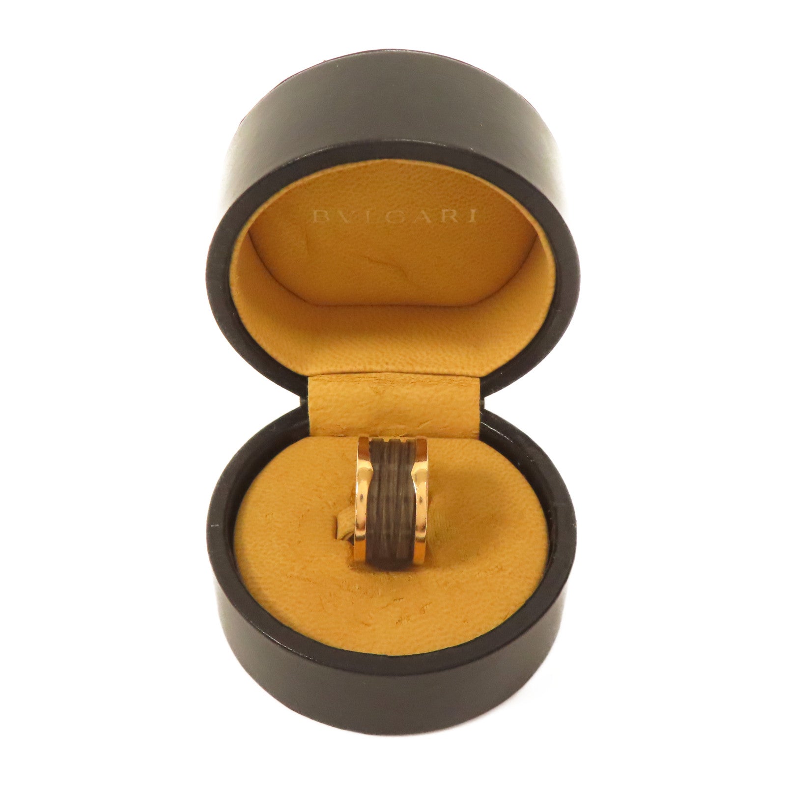 BVLGARI 18K玫瑰金Ring戒指US#6.25玫瑰金色/啡色