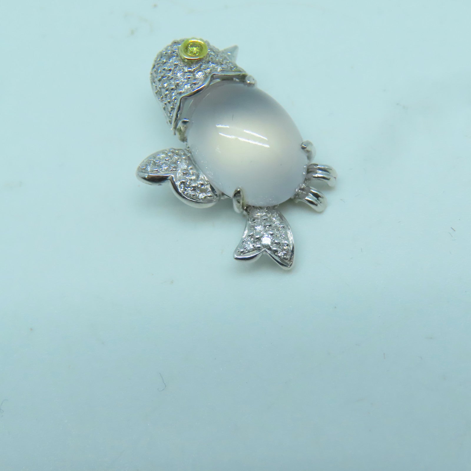 JEWELRY K18白金Pendant吊墜銀色
