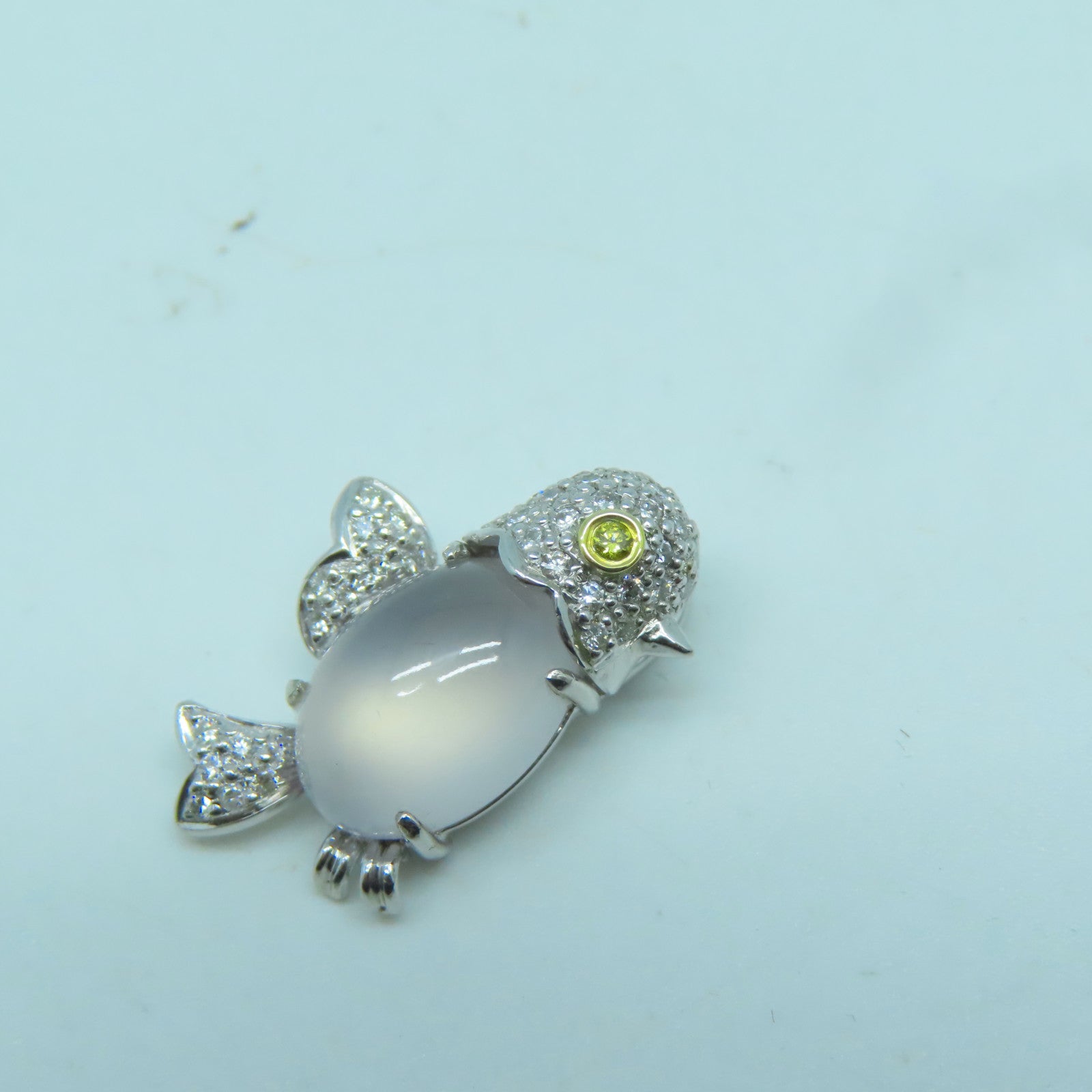 JEWELRY K18白金Pendant吊墜銀色
