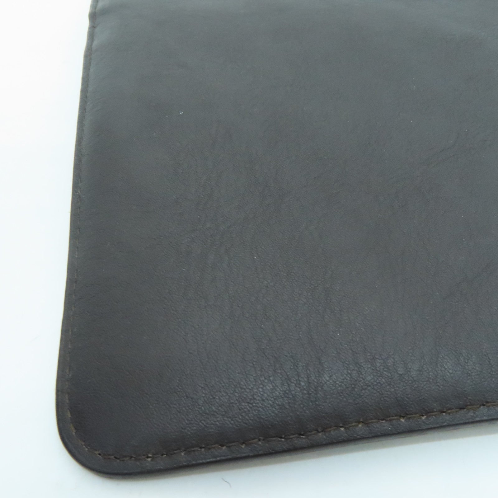 MCM 皮革Clutch Bag金扣手拿包黑色/啡色