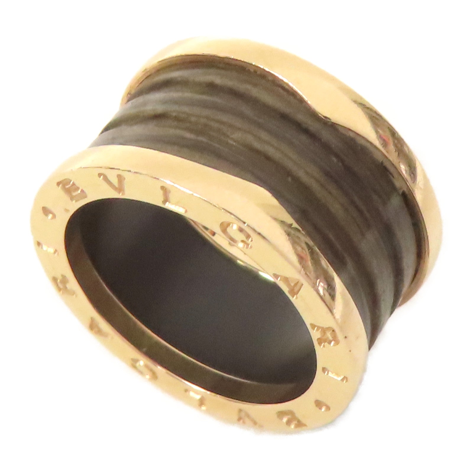 BVLGARI 18K玫瑰金Ring戒指US#6.25玫瑰金色/啡色