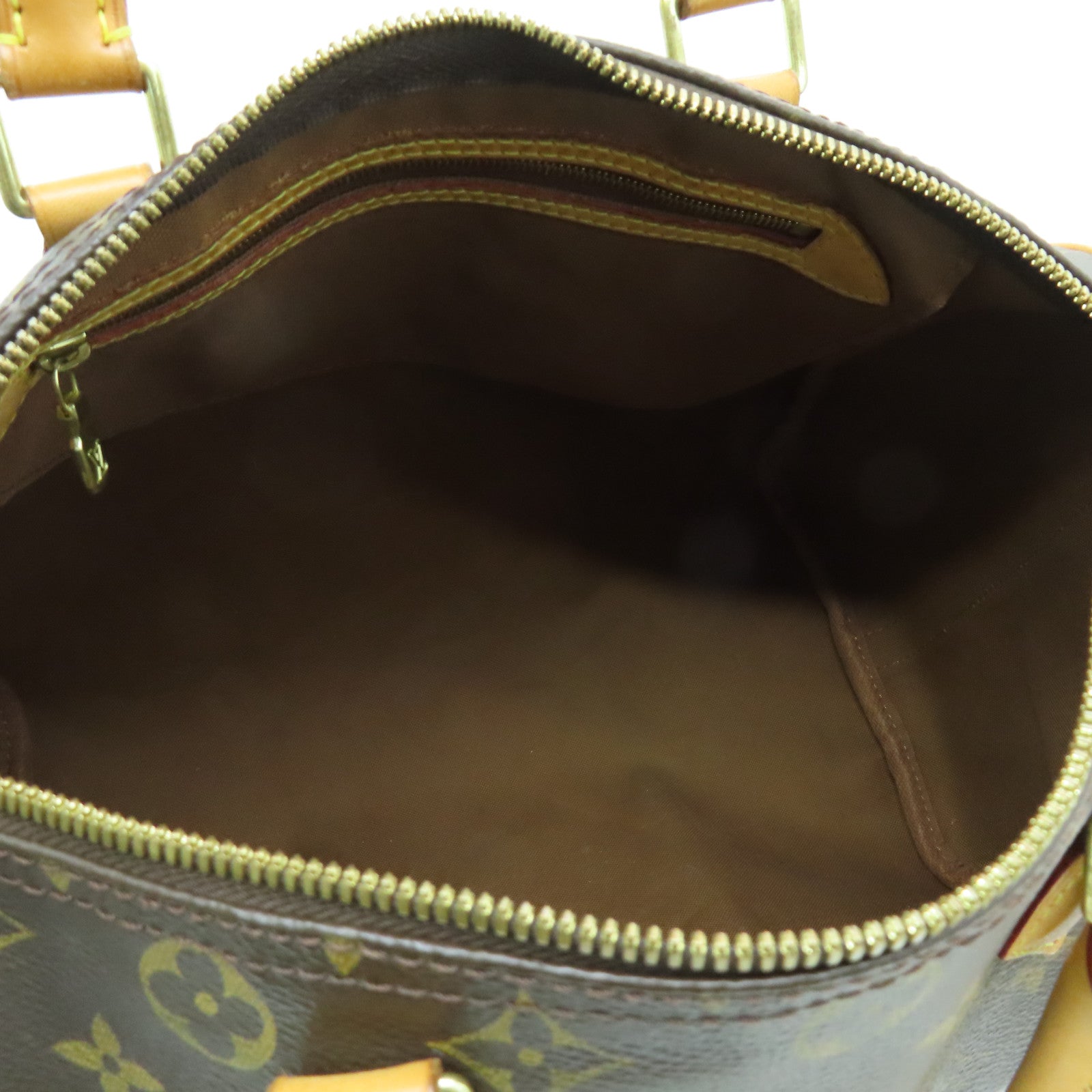 LOUIS VUITTON Monogram Speedy Bandouliere 30金扣手挽肩背兩用袋啡色
