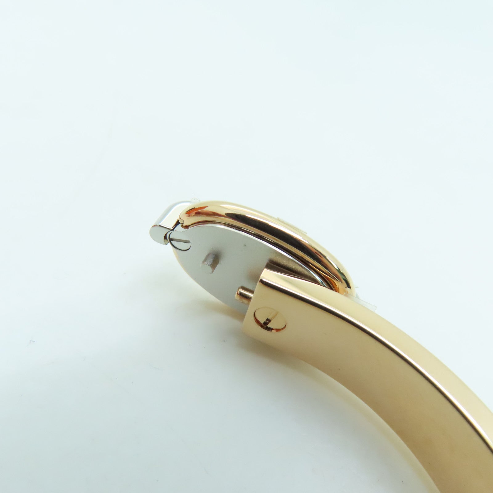 HERMES 金屬Bracelet金扣手鐲紫色