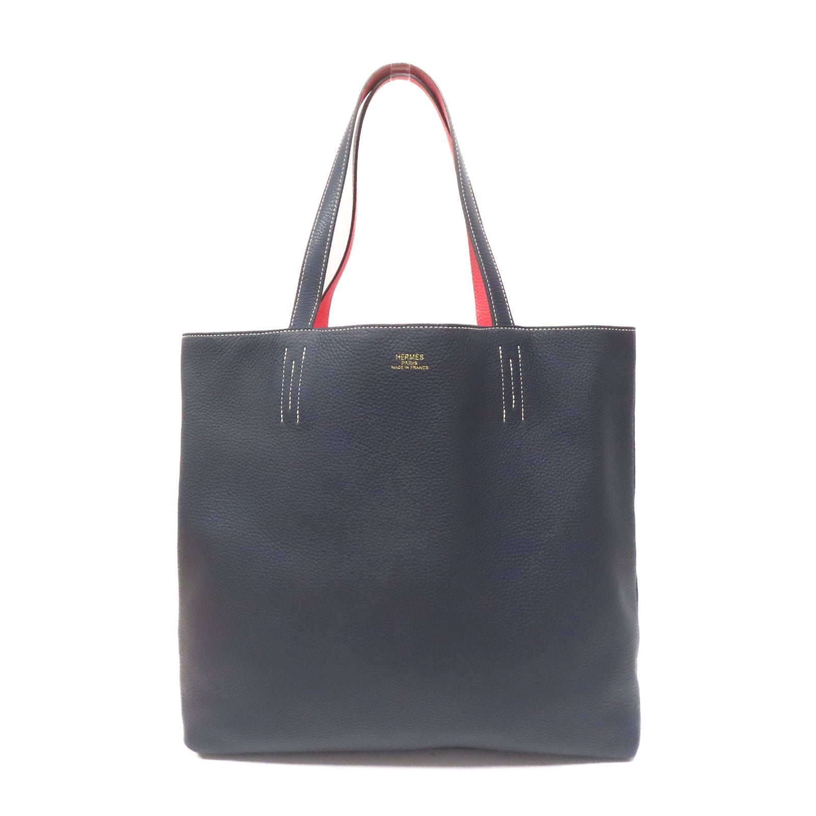 HERMES Clemence皮革Double Sens肩背袋