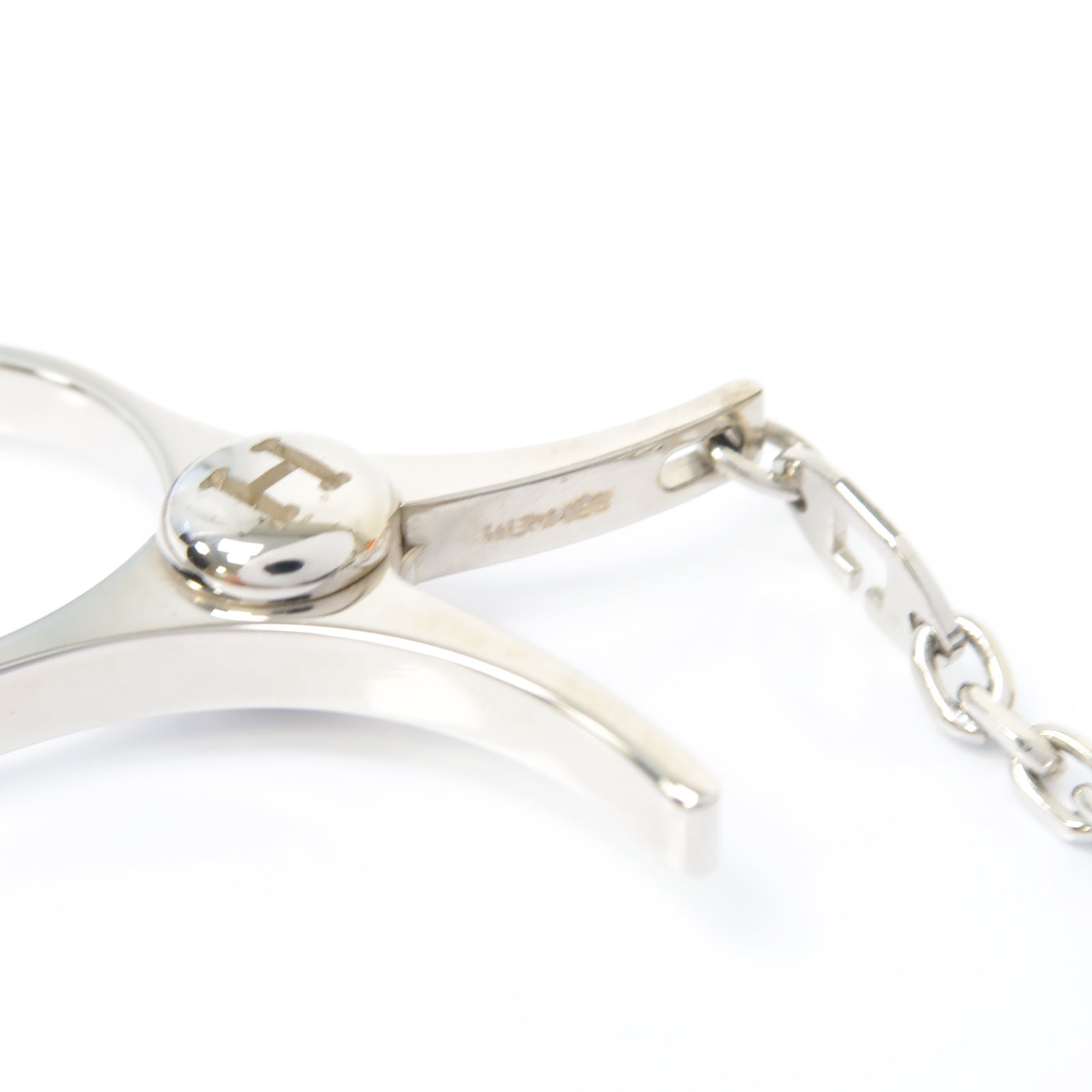HERMES 金屬Filou Glove Clip手套夾銀色
