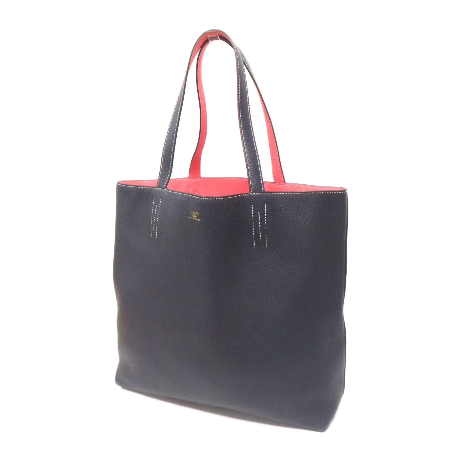 HERMES Clemence皮革Double Sens肩背袋