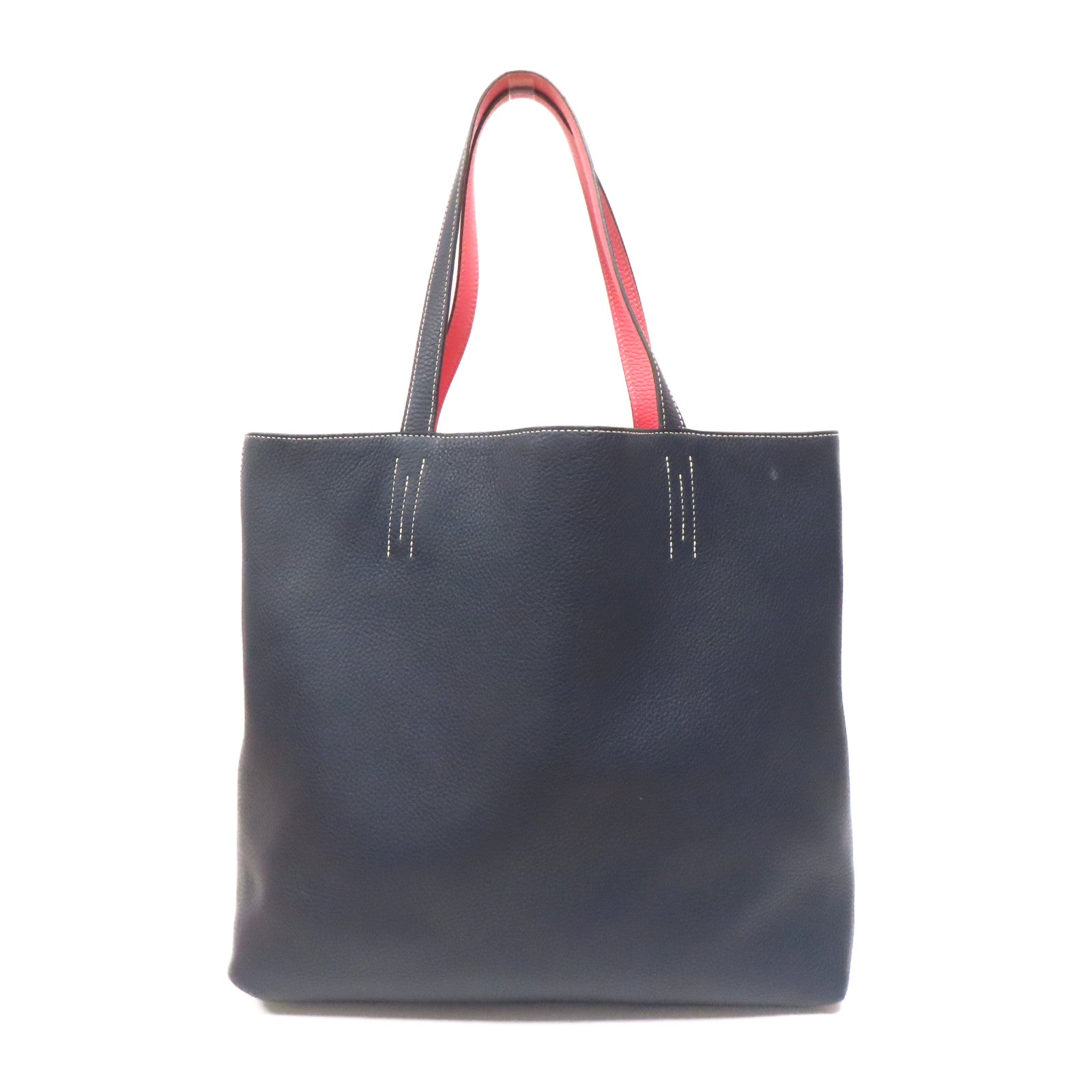 HERMES Clemence皮革Double Sens肩背袋