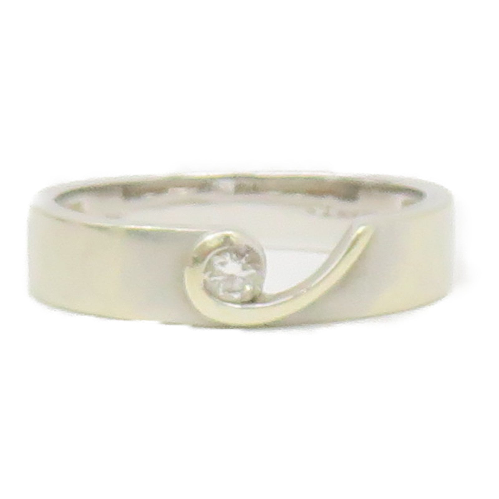 JEWELRY 【激減優惠】18K白金Diamond Ring鑽石戒指US#7.75