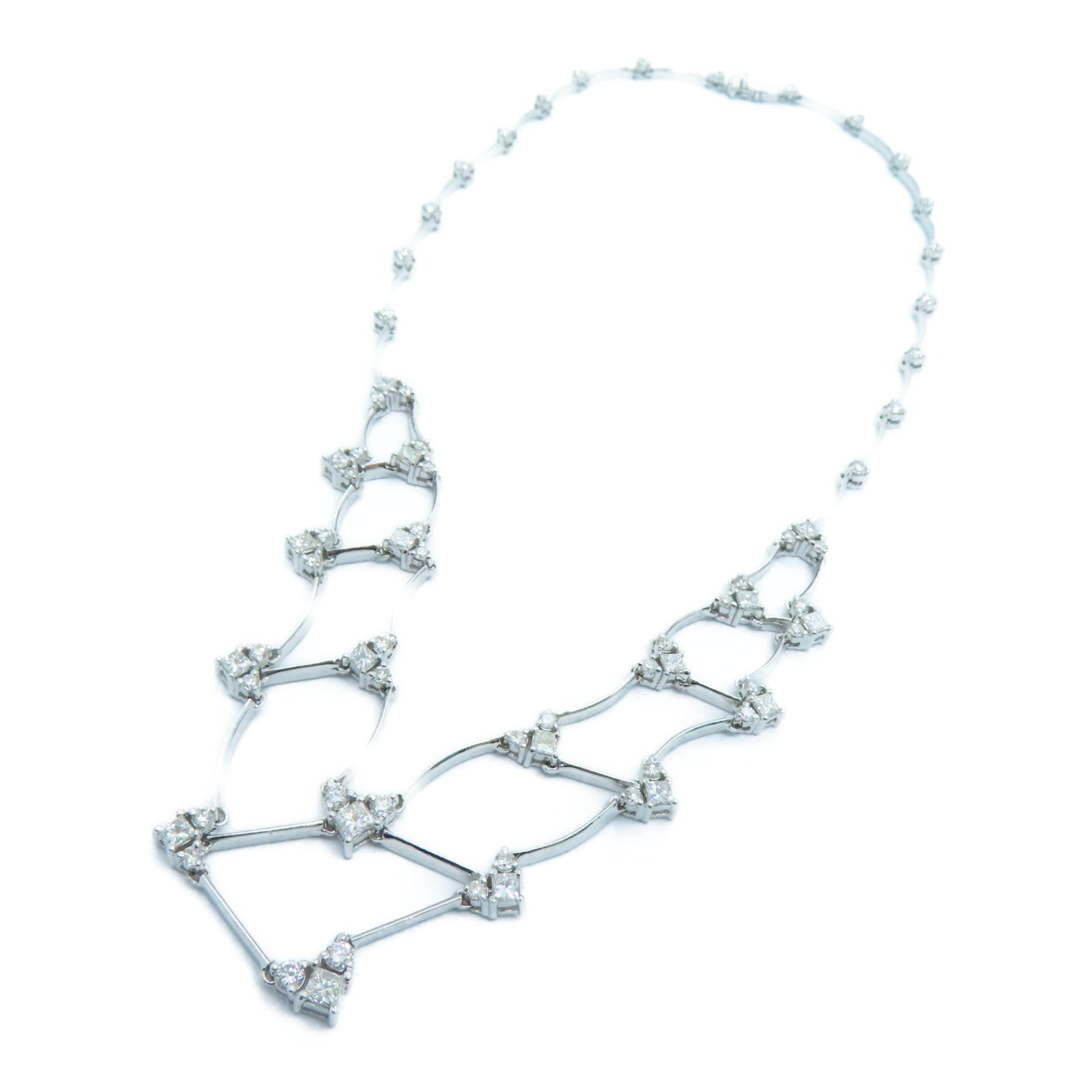 JEWELRY 【激減優惠】18K白金Diamond Necklace 3.62ct鑽石項鍊