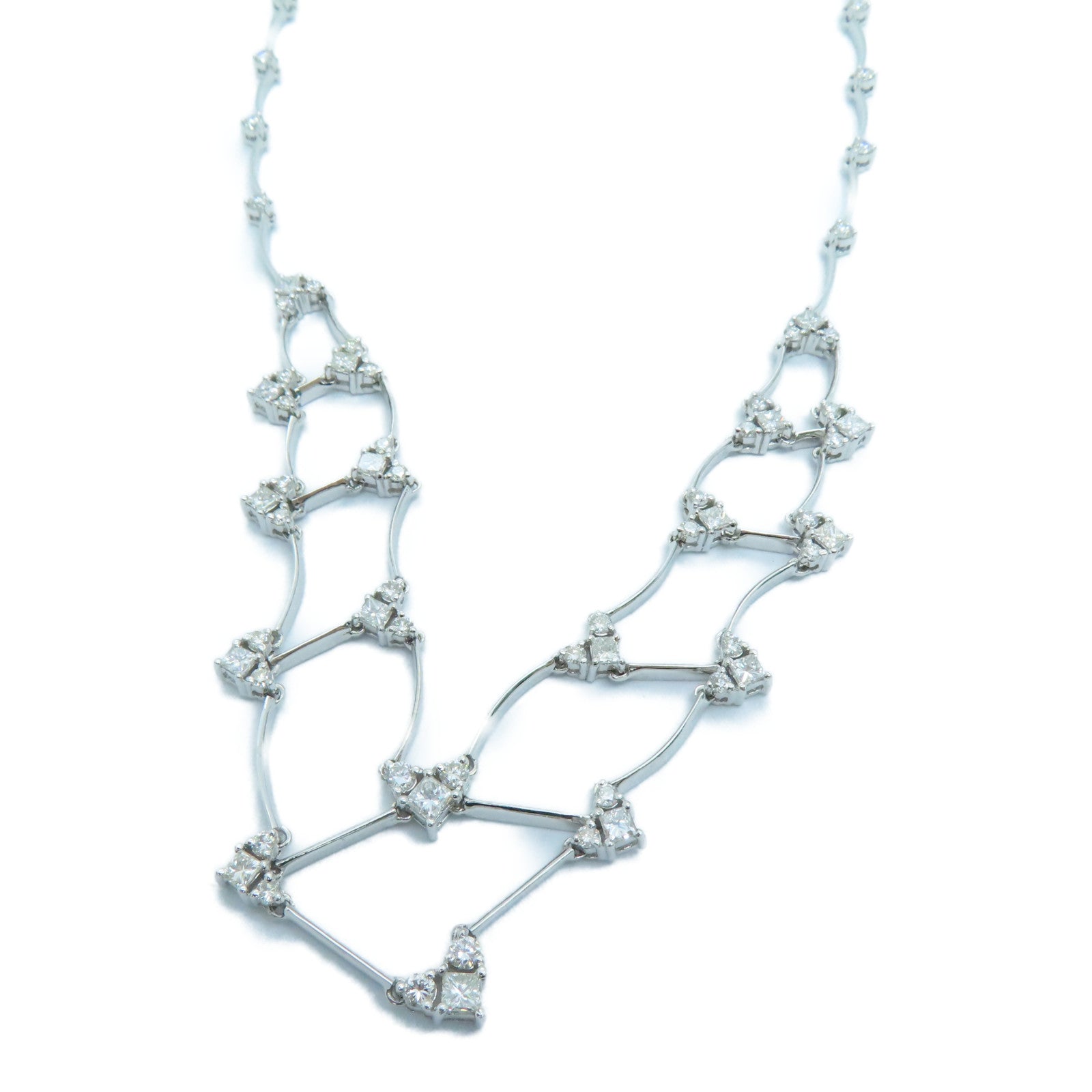 JEWELRY 【激減優惠】18K白金Diamond Necklace 3.62ct鑽石項鍊
