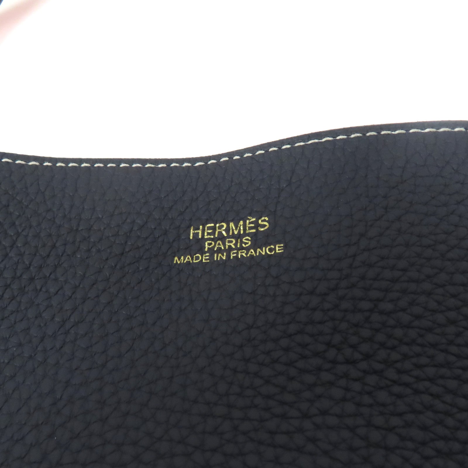 HERMES Clemence皮革Double Sens肩背袋