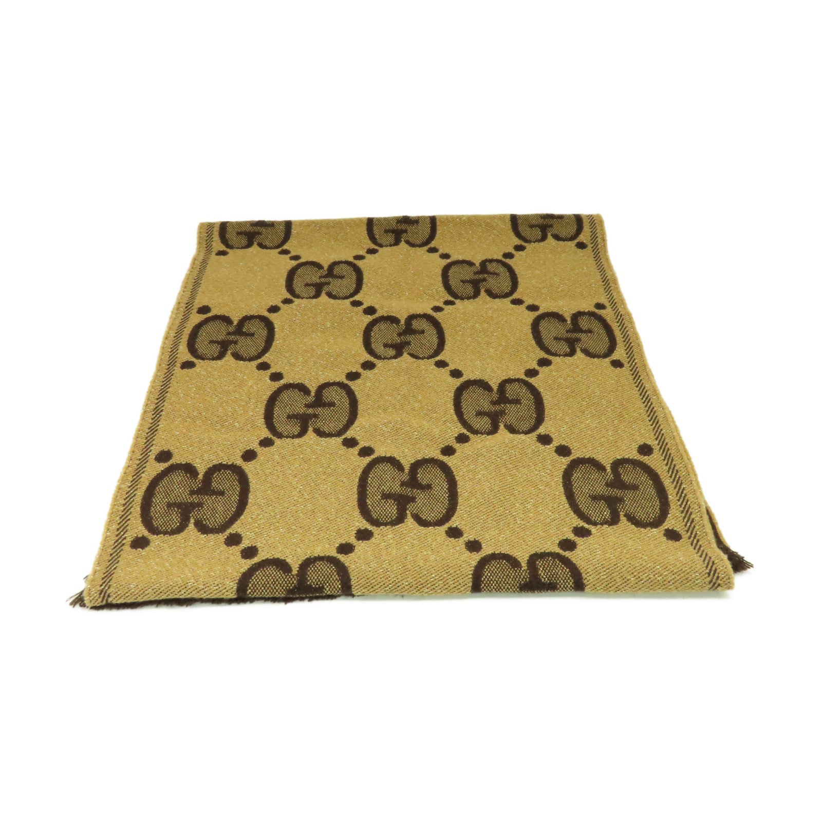 GUCCI 羊毛Scarf圍巾啡色